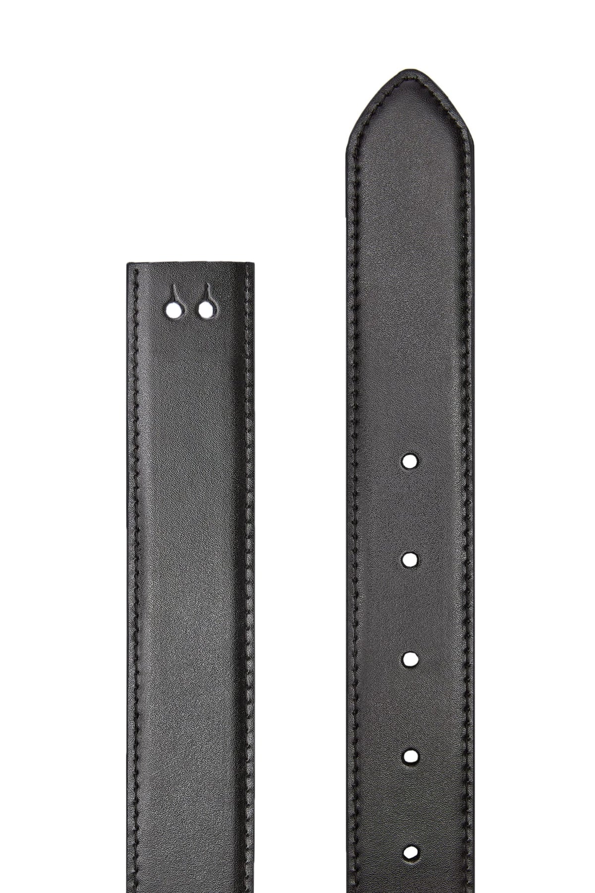 G2000 - Belts - 35mm Stitch Edge Plain Split Leather Belt