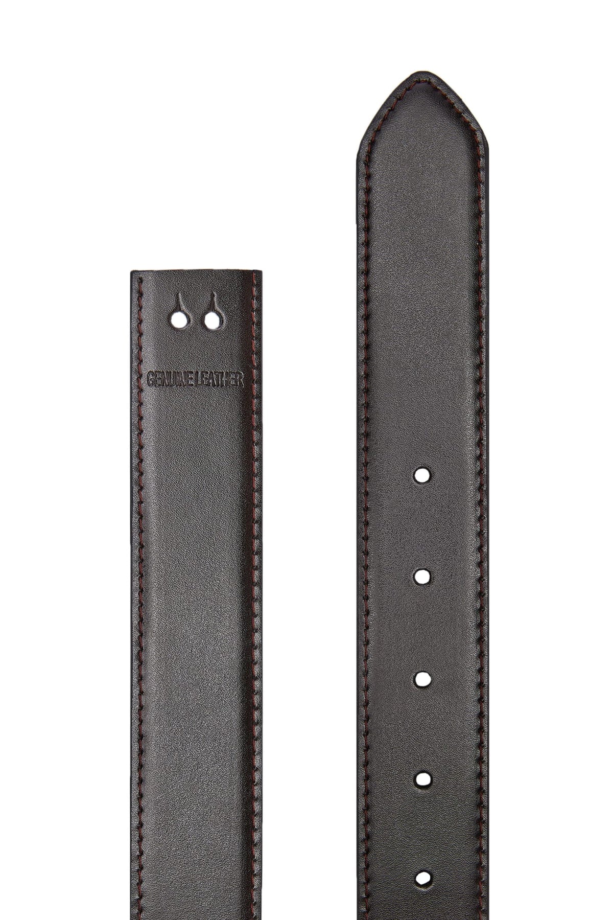 G2000 - Belts - 35mm Stitch Edge Plain Split Leather Belt