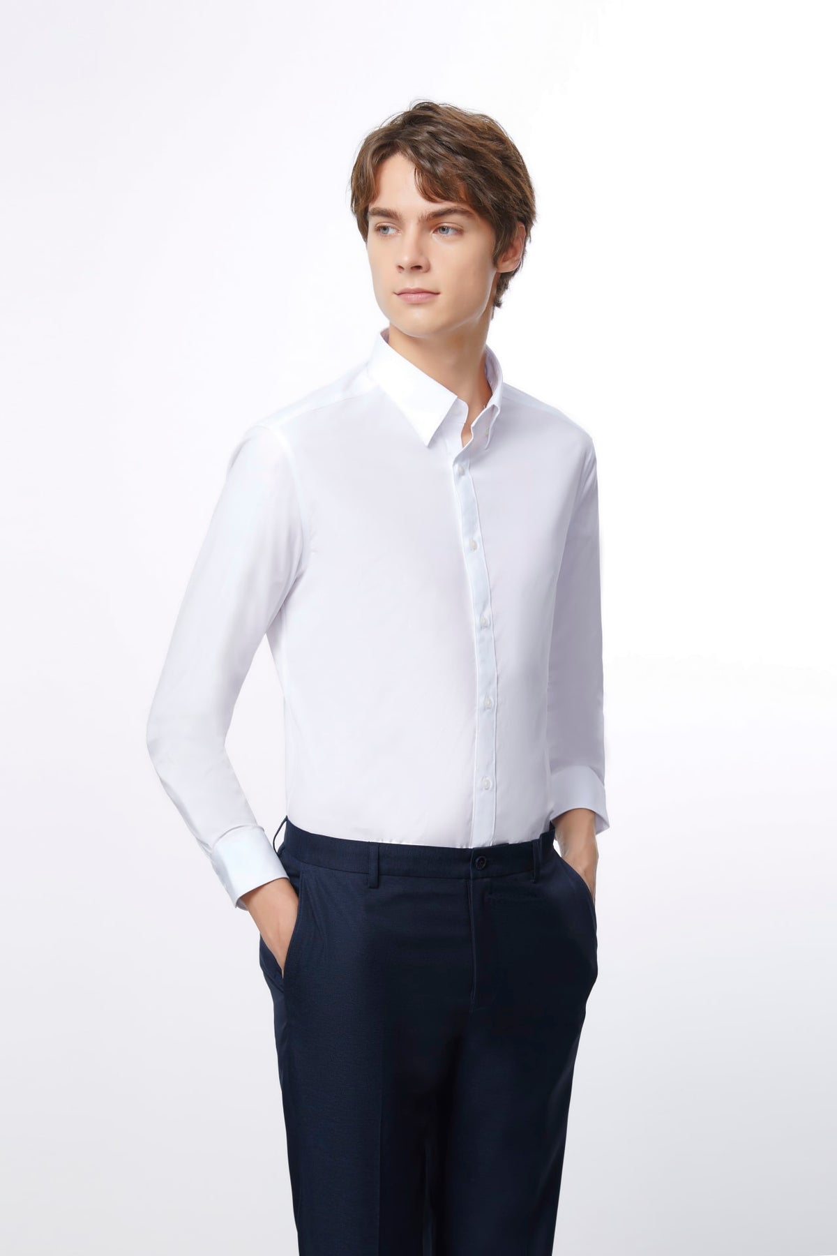 G2000 - Shirts - Non-Iron Easy Care Smart Fit Poplin Shirt