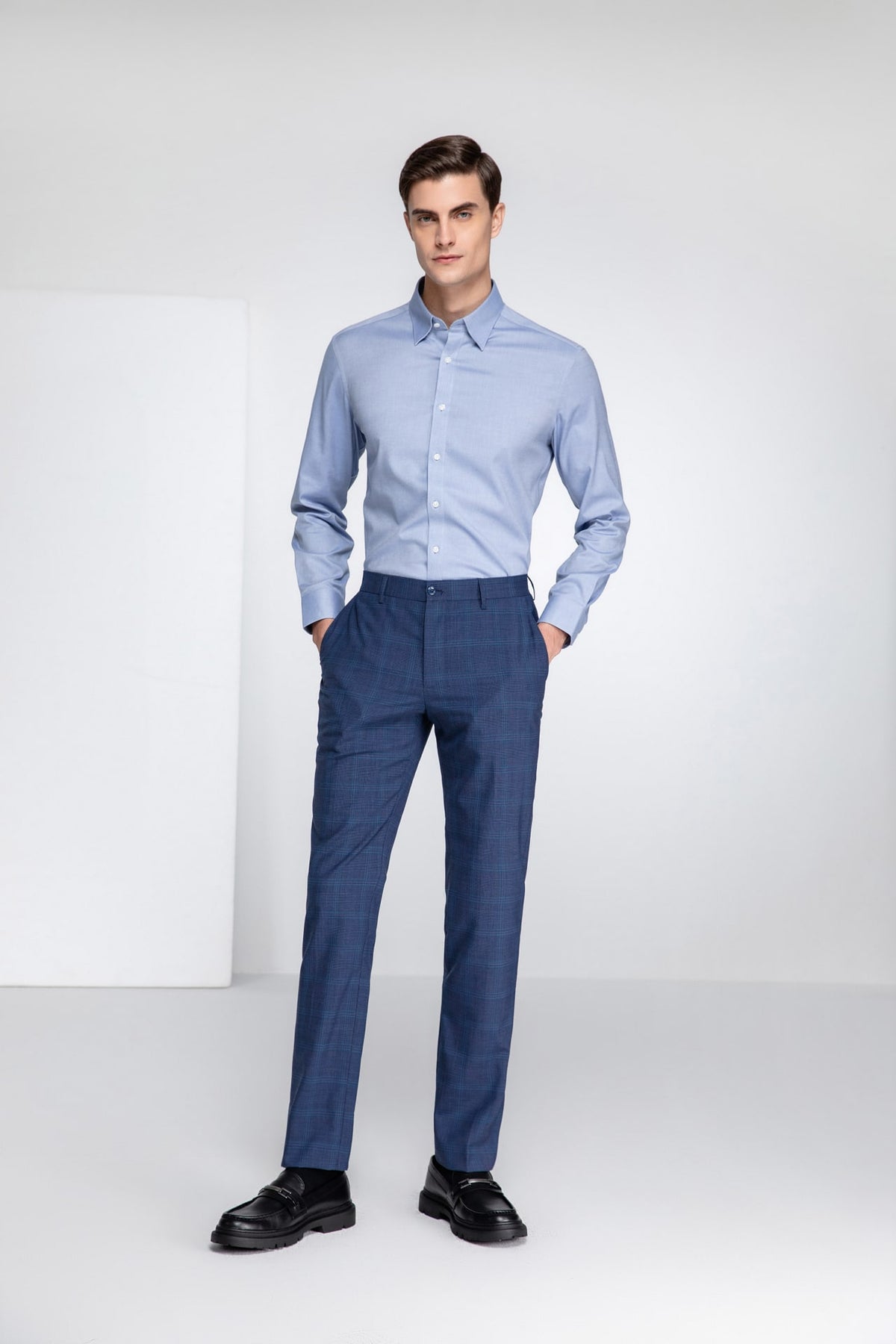G2000 - Shirts - Non-Iron Smart Fit Oxford Shirt - Inky Void - Smart