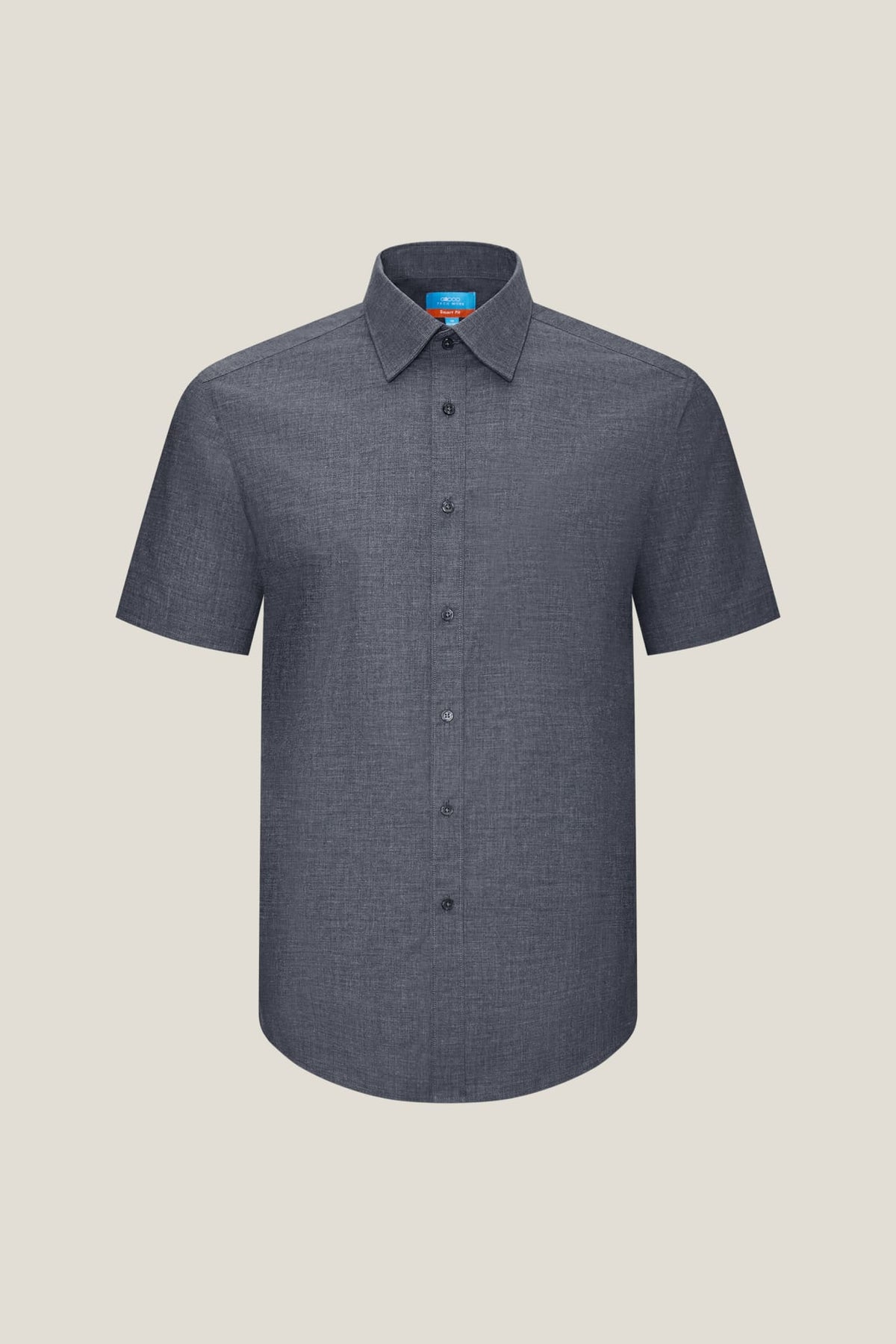 G2000 - Shirts - Non-Iron Easy Care Smart Fit Poplin Short Sleeve Shirt - Black Ink - Smart