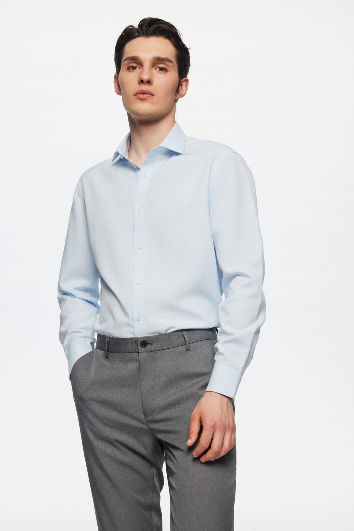 G2000 - Shirts - Non-Iron Dry Smart Fit Poplin Shirt