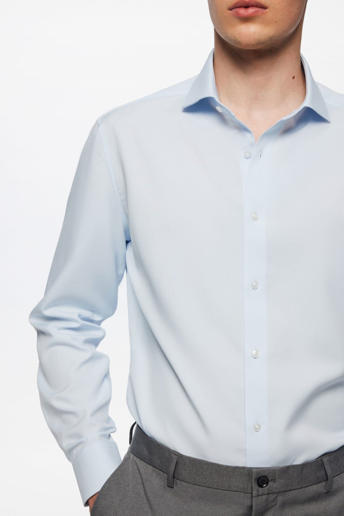 G2000 - Shirts - Non-Iron Dry Smart Fit Poplin Shirt