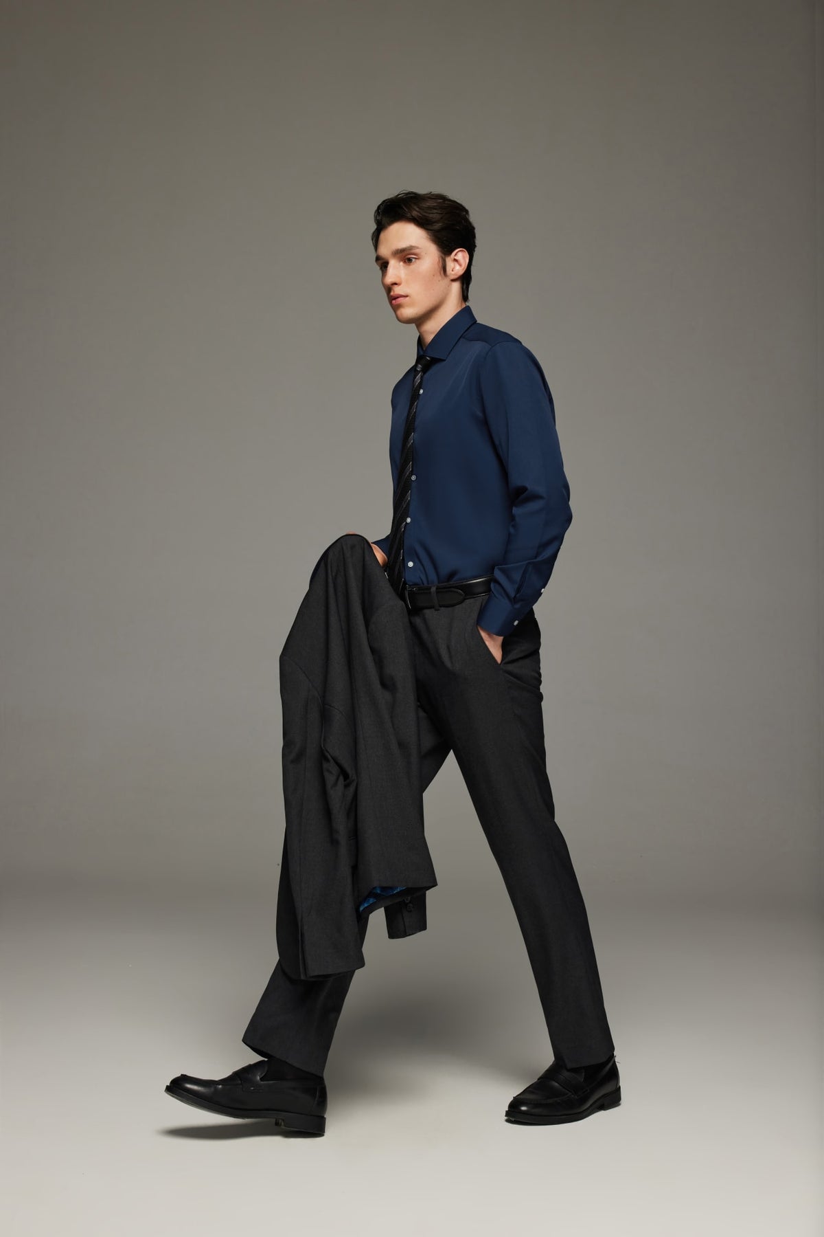 Non-Iron Dry Poplin Smart Fit Long Sleeve Shirt