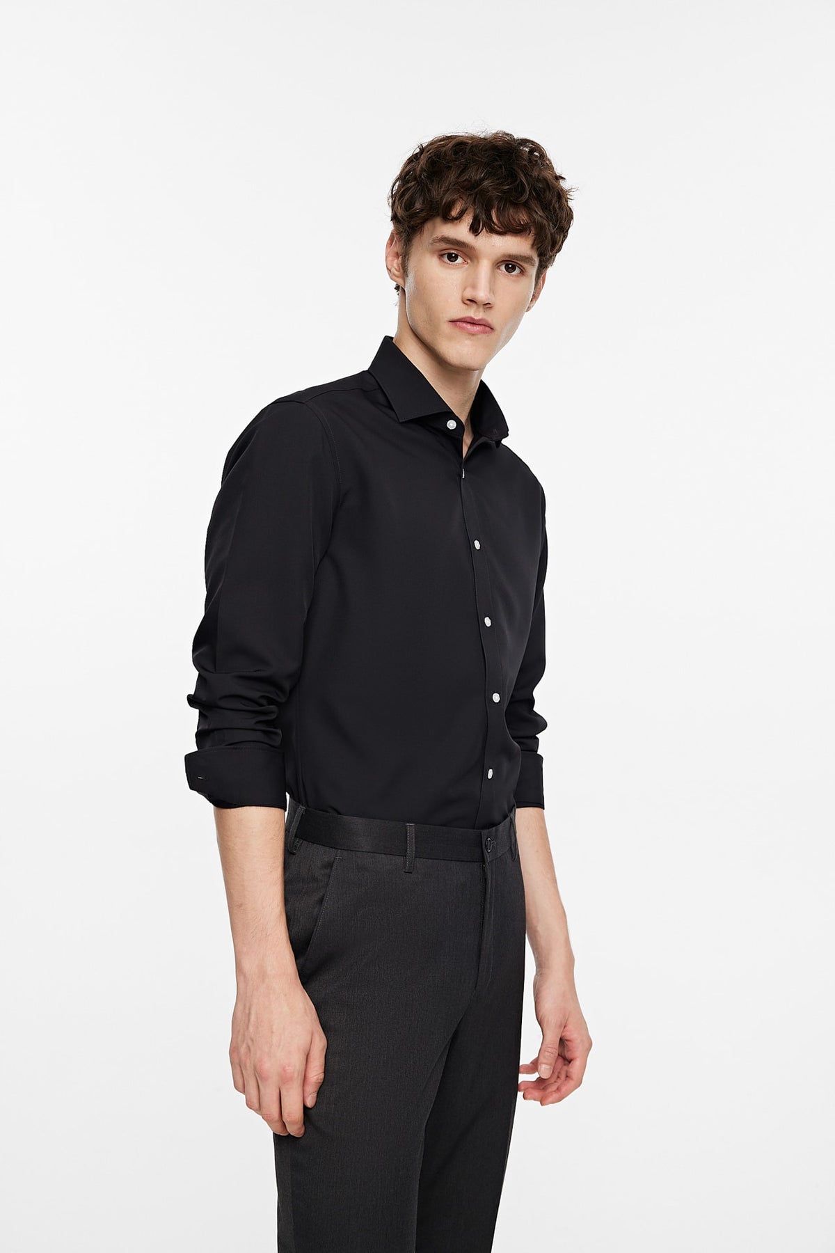 G2000 Shirts Non-Iron Dry Poplin Smart Fit Long Sleeve Shirt