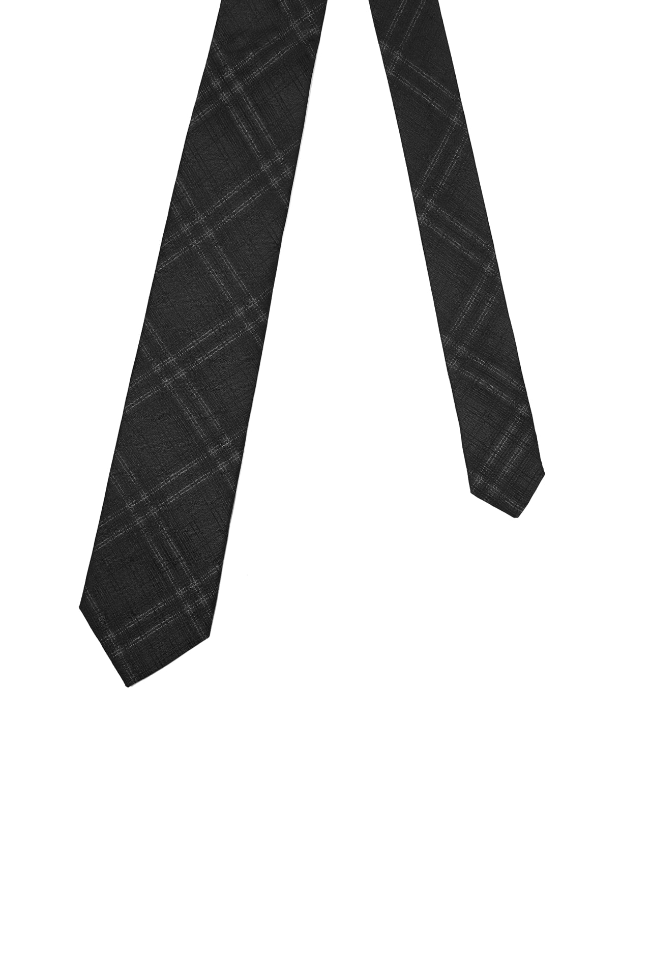 Silk Check Tie