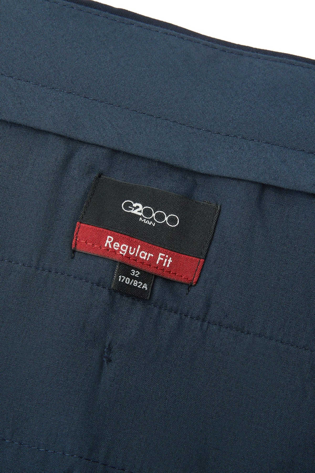 G2000 - Pants - Machine Washable Poly Blend Regular Fit Suit Pants