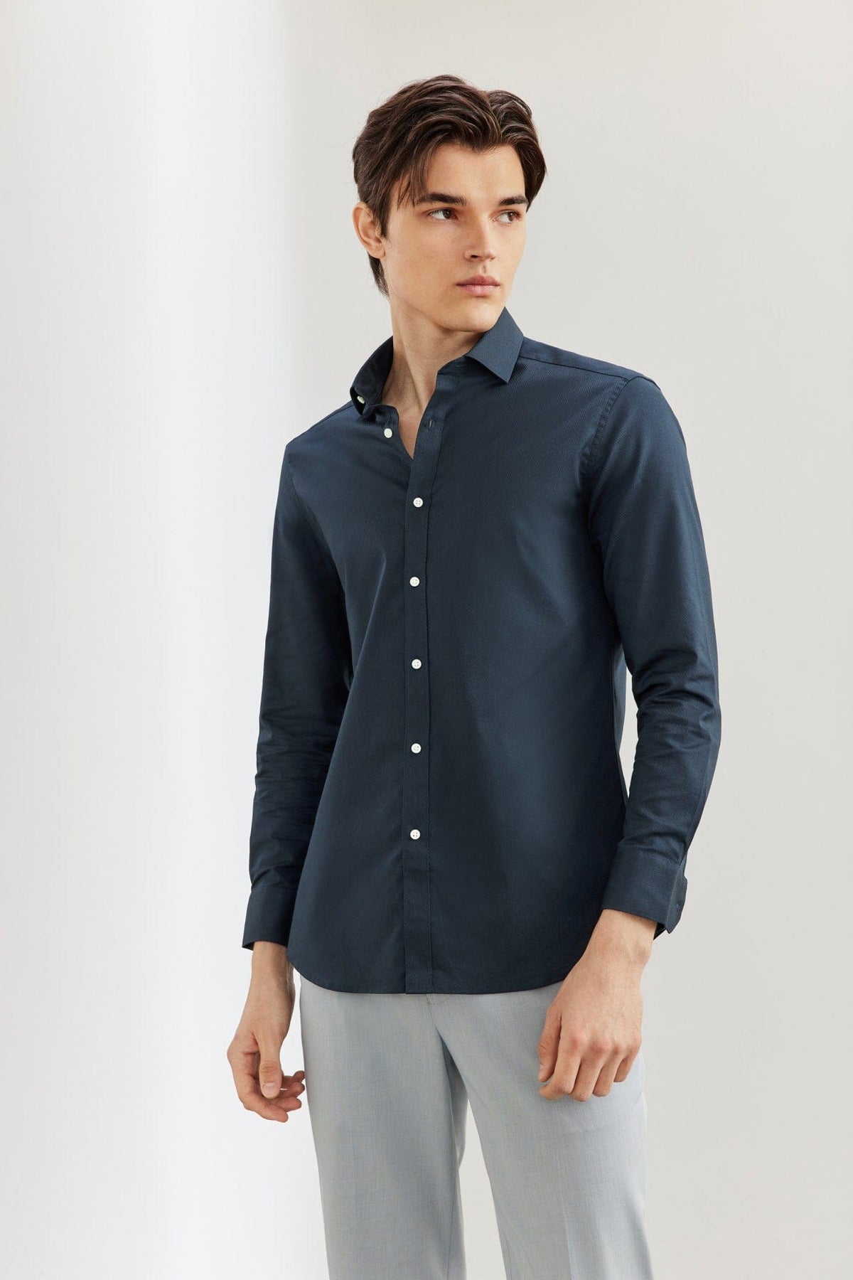 G2000 - Shirts - Non-Iron Easy Care Wide Twill Smart Fit Shirt