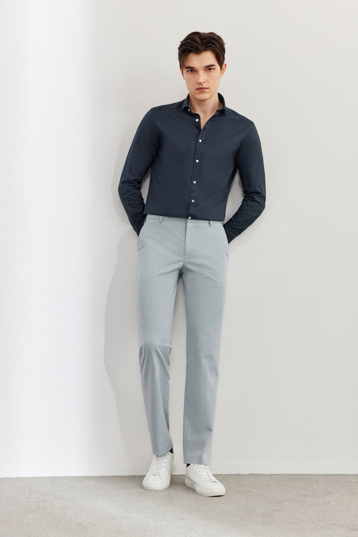 G2000 - Shirts - Non-Iron Easy Care Wide Twill Smart Fit Shirt