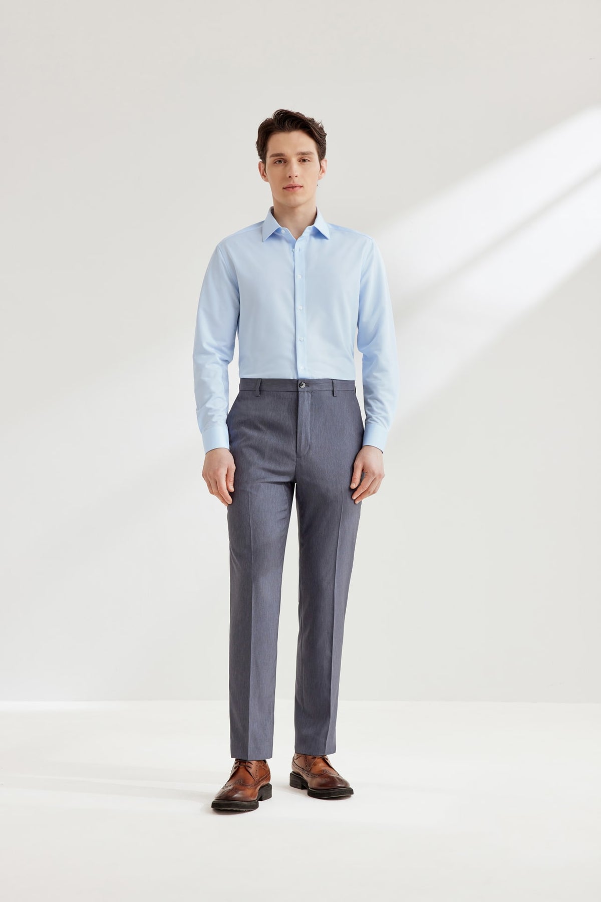 G2000 - Shirts - Non-Iron Dry Travel Smart Fit Shirt - Nordic Breeze - Smart