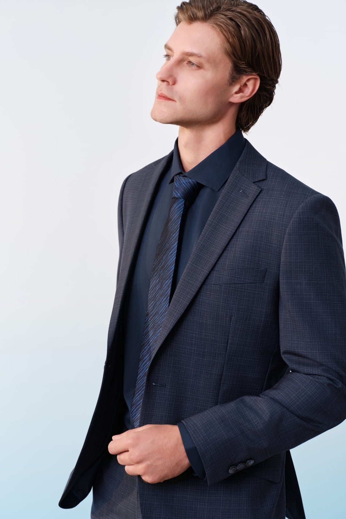 G2000 Shirts Non-Iron Dry Stretch Twill Regular Fit Long Sleeve Shirt