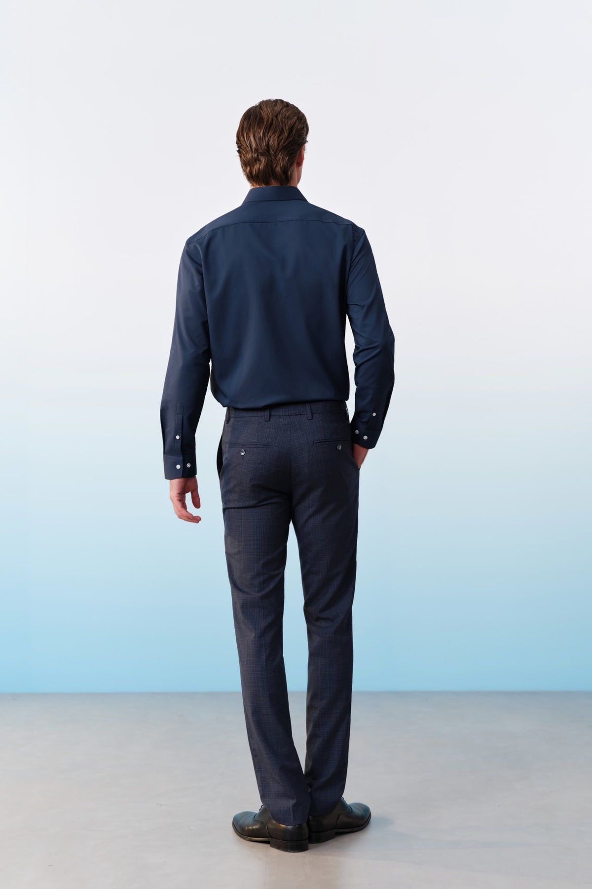 G2000 Shirts Non-Iron Dry Stretch Twill Regular Fit Long Sleeve Shirt