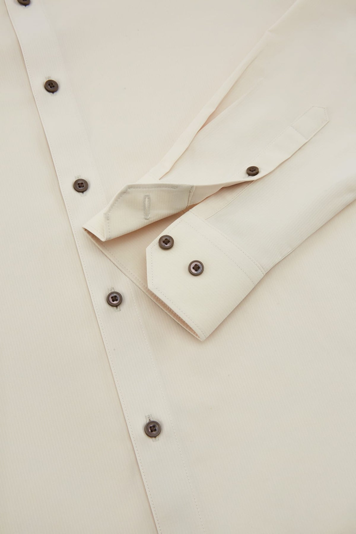 G2000 - Shirts - Non-Iron Dry Stretch Texture Stripe Smart Fit Long Sleeve Shirt