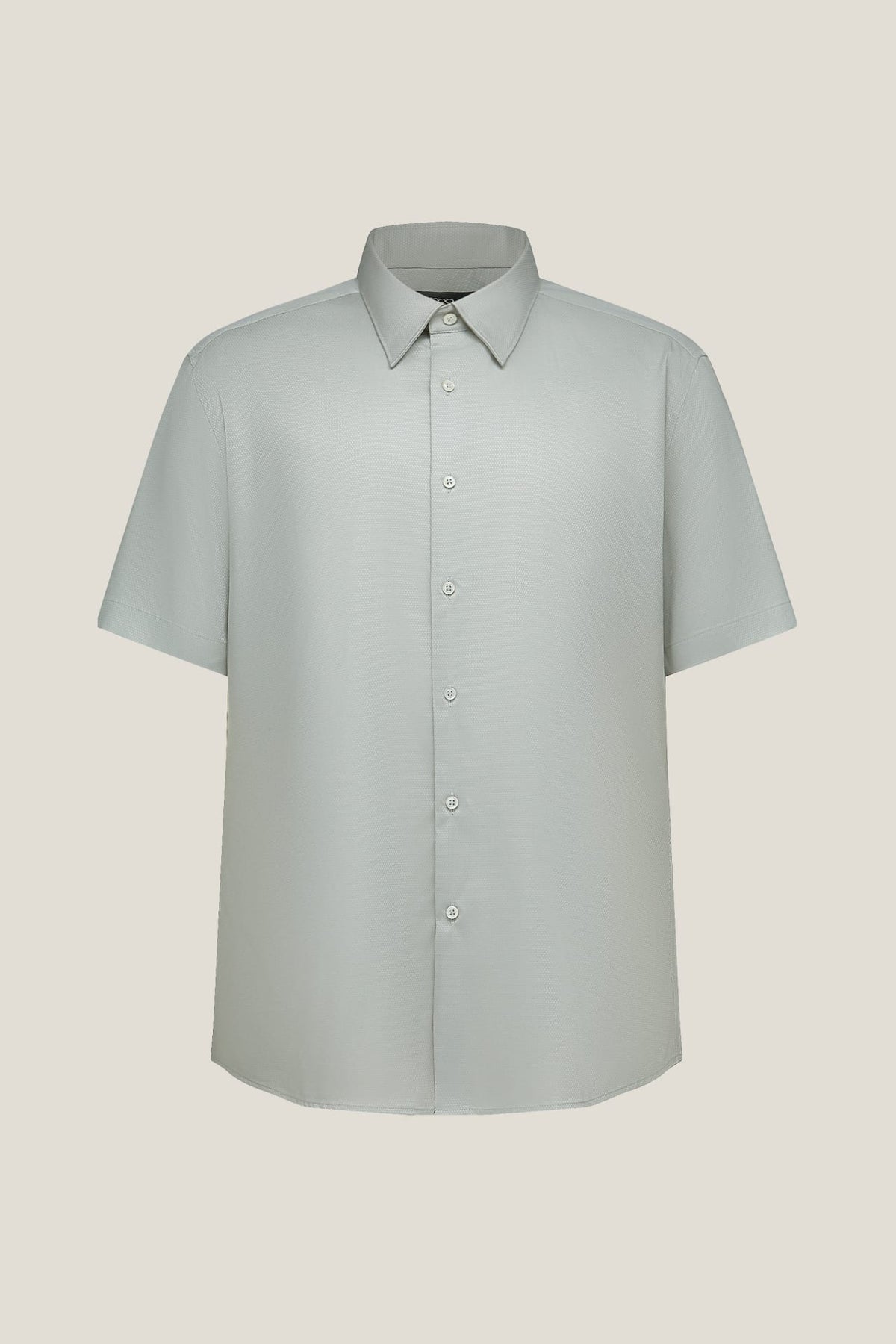 G2000 Shirts Non-Iron Easy Care Stretch Dot Textured Smart Fit Short Sleeve Shirt