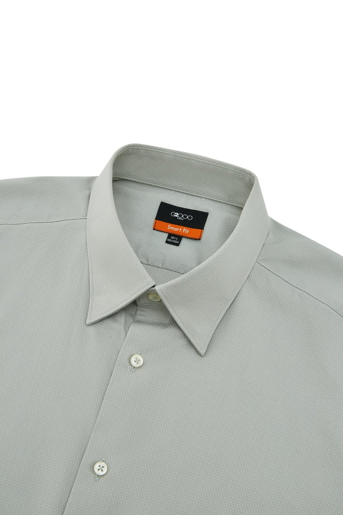 G2000 - Shirts - Non-Iron Easy Care Stretch Dot Textured Smart Fit Short Sleeve Shirt