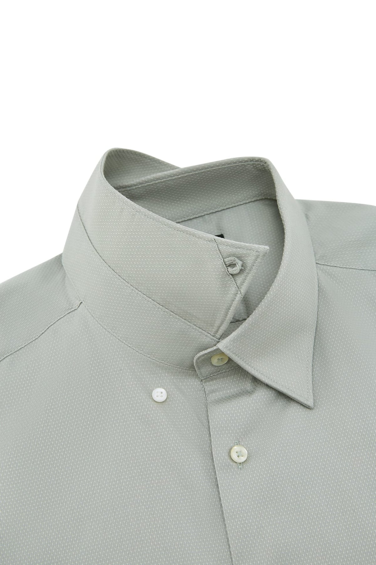 G2000 - Shirts - Non-Iron Easy Care Stretch Dot Textured Smart Fit Short Sleeve Shirt