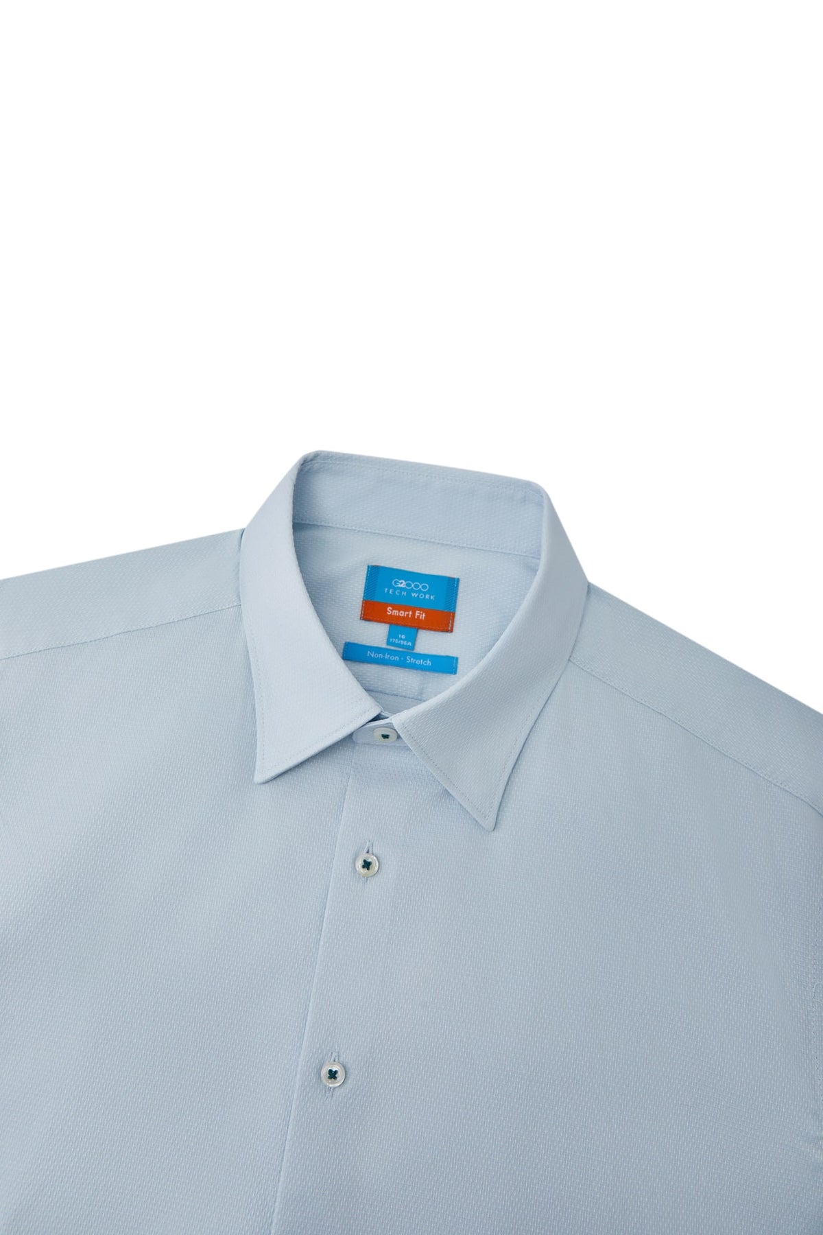 G2000 - Shirts - Non-Iron Easy Care Smart Fit Dot Texture Short Sleeve Shirt