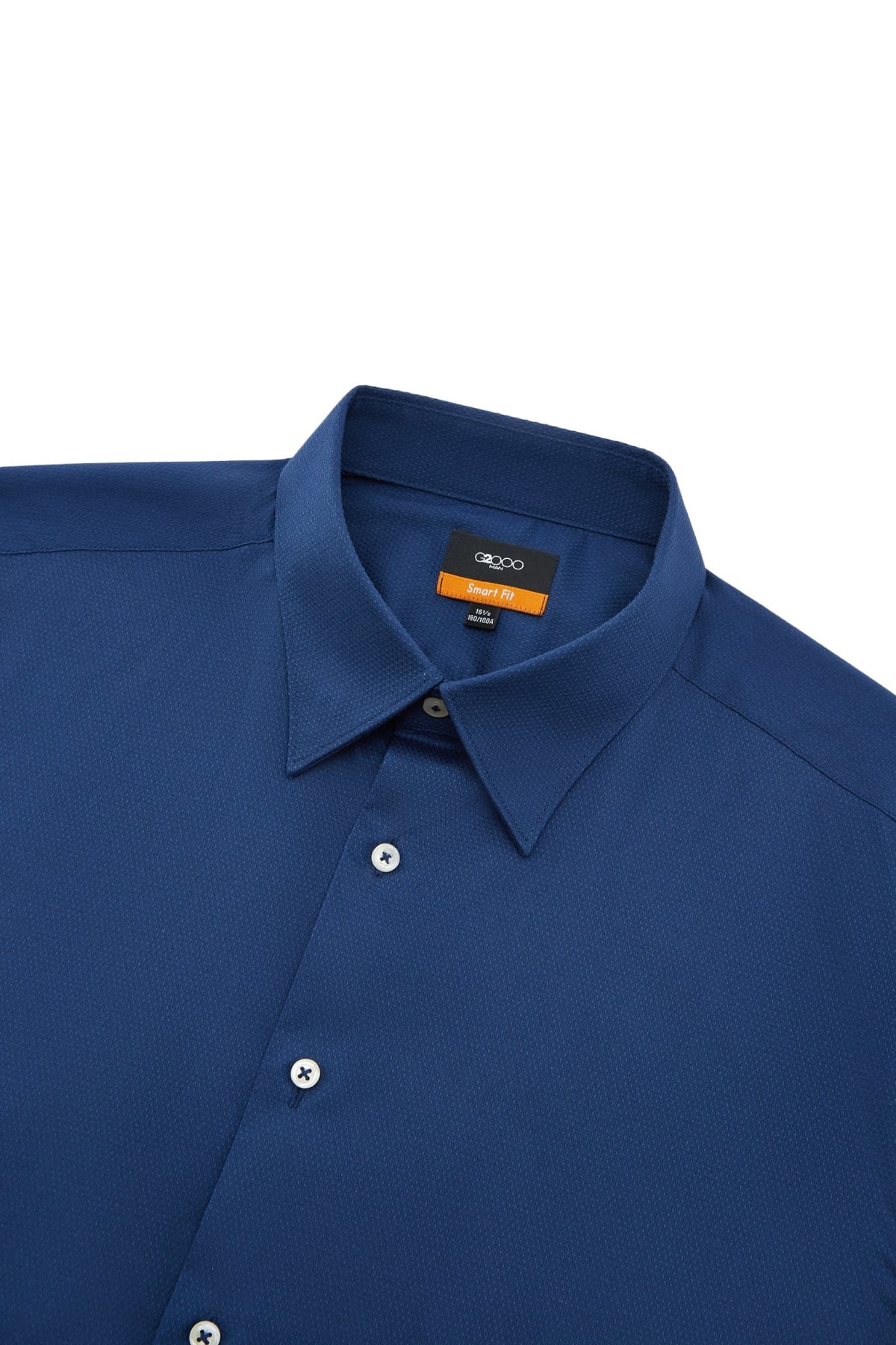 G2000 - Shirts - Non-Iron Easy Care Stretch Dot Textured Smart Fit Short Sleeve Shirt