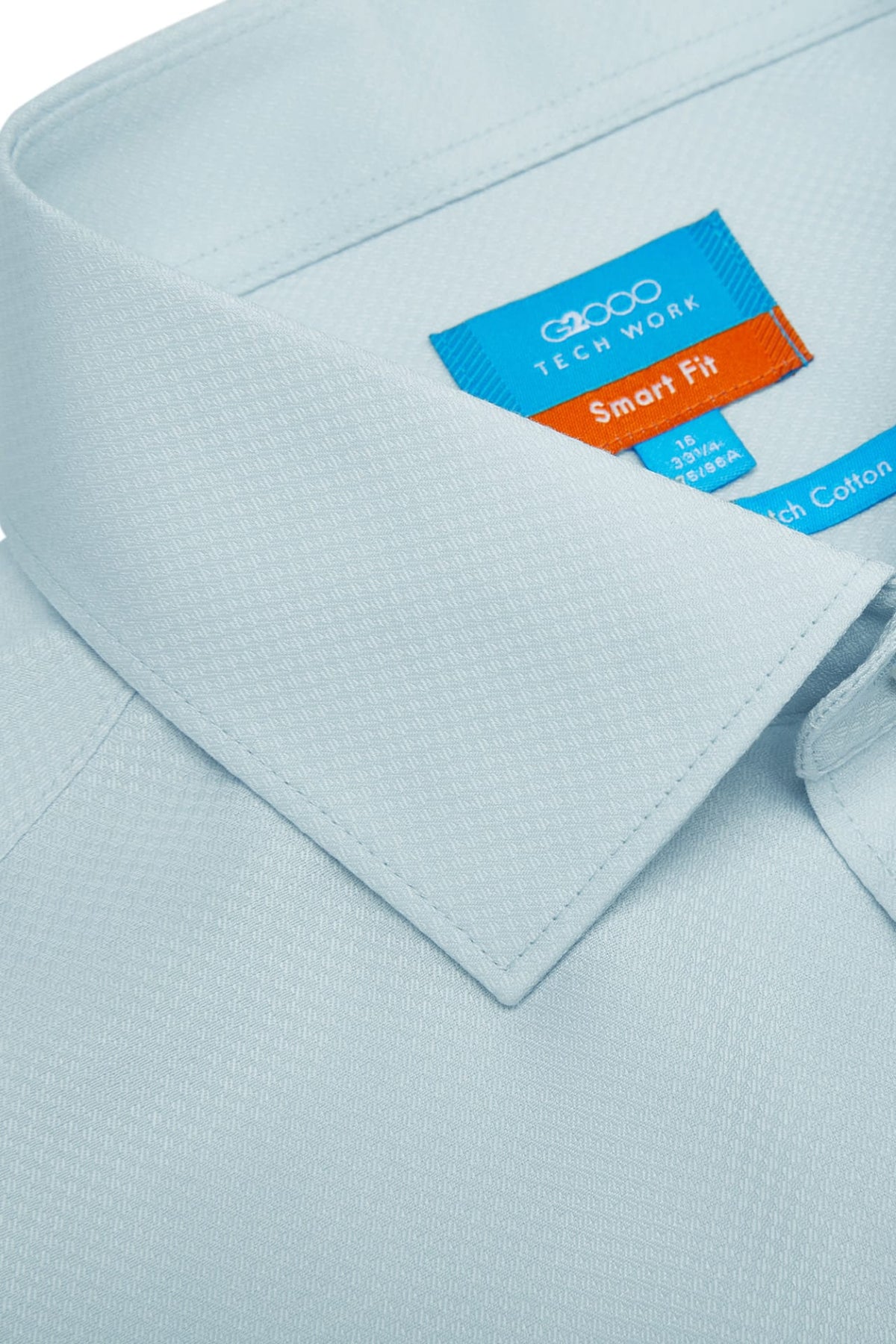 G2000 - Shirts - Non-Iron Cotton Stretch Smart Fit Texture Shirt