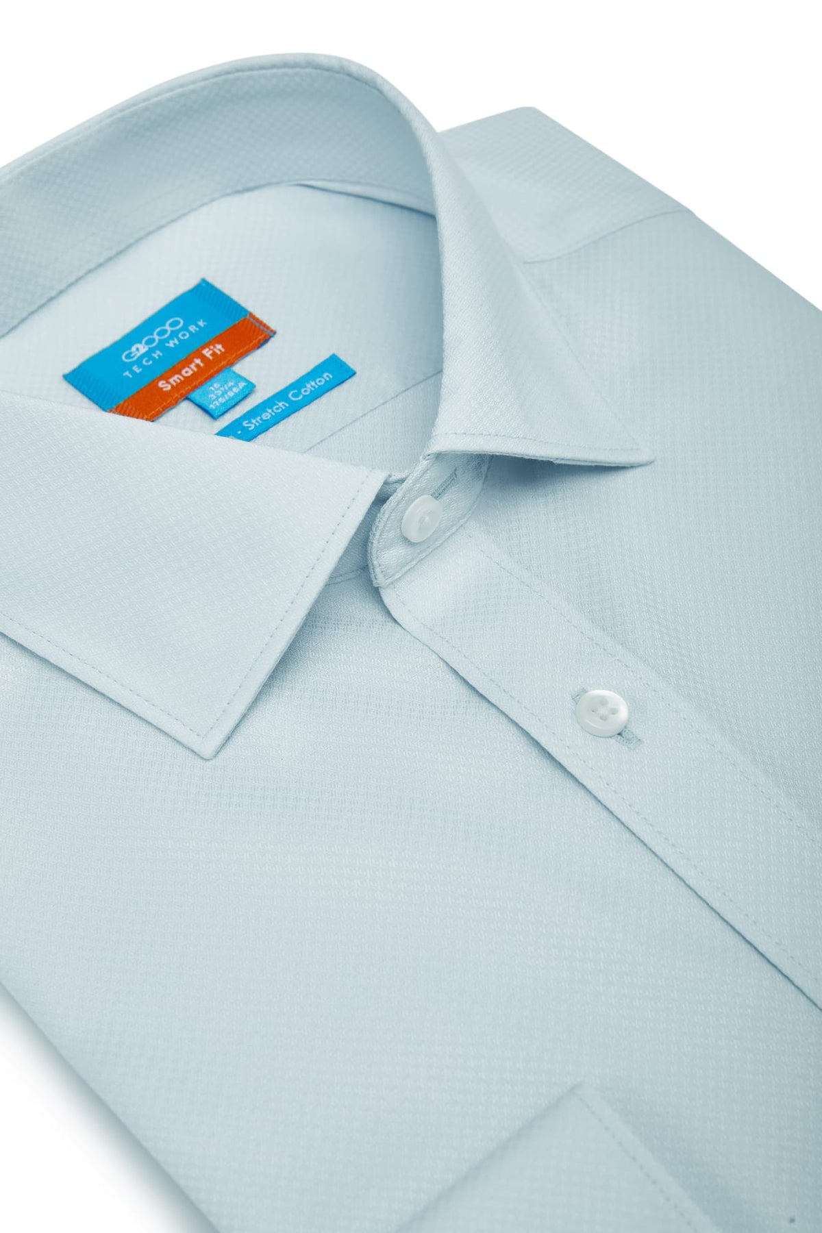 G2000 - Shirts - Non-Iron Cotton Stretch Smart Fit Texture Shirt