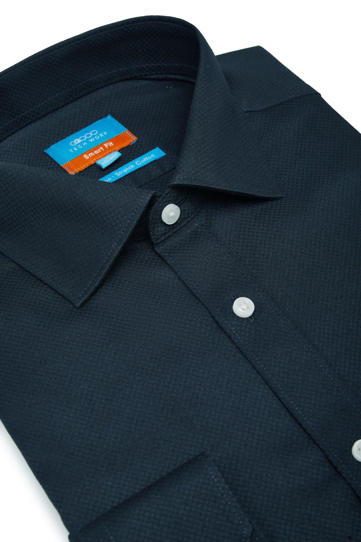 G2000 - Shirts - Non-Iron Cotton Stretch Smart Fit Texture Shirt