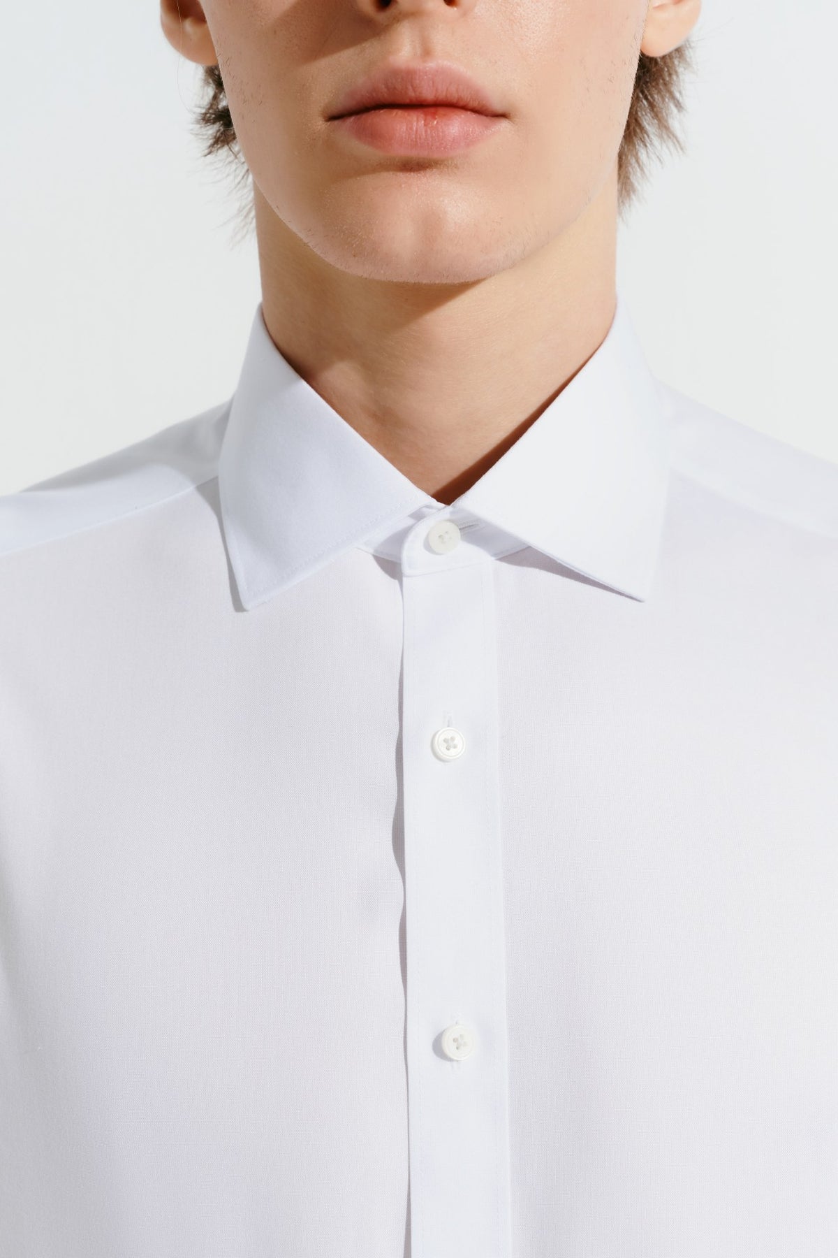Non-Iron Pure Cotton Oxford Smart Fit Long Sleeve Shirt