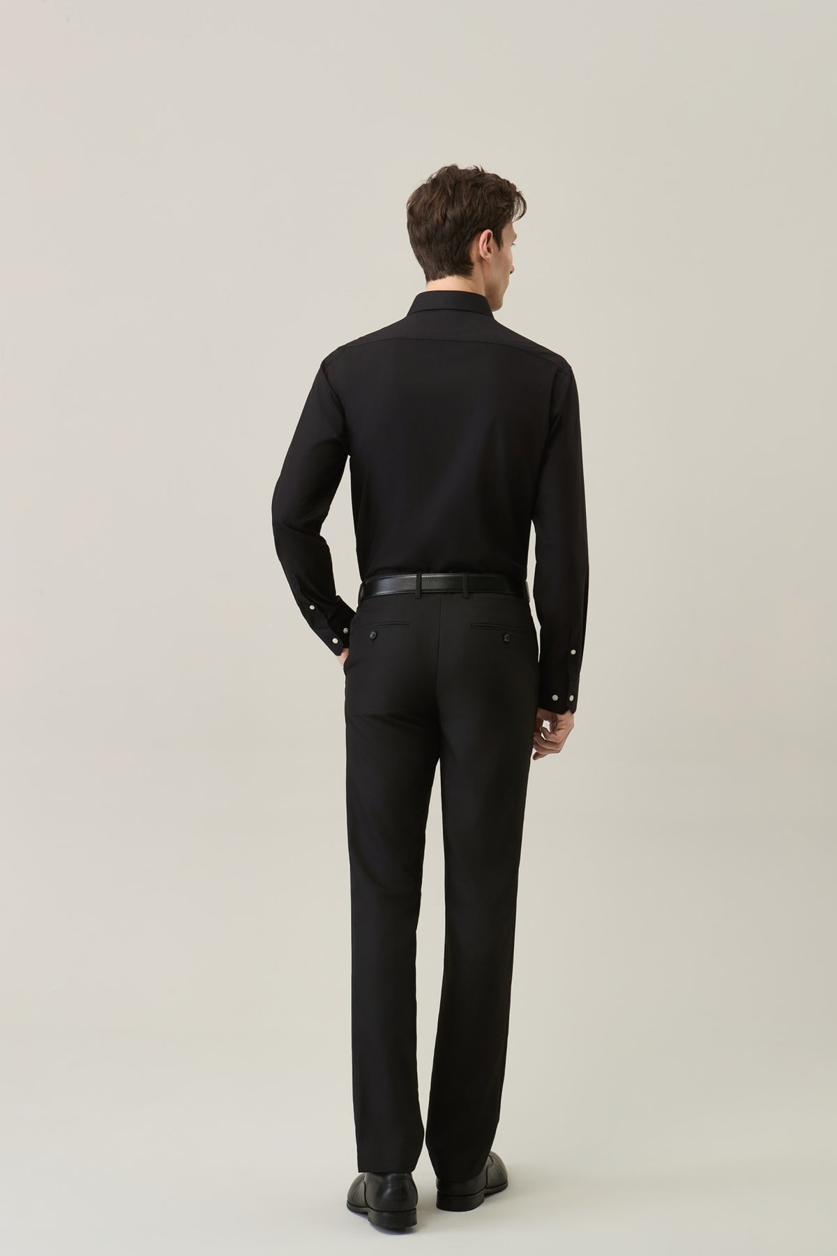 Non-Iron Pure Cotton Oxford Smart Fit Long Sleeve Shirt