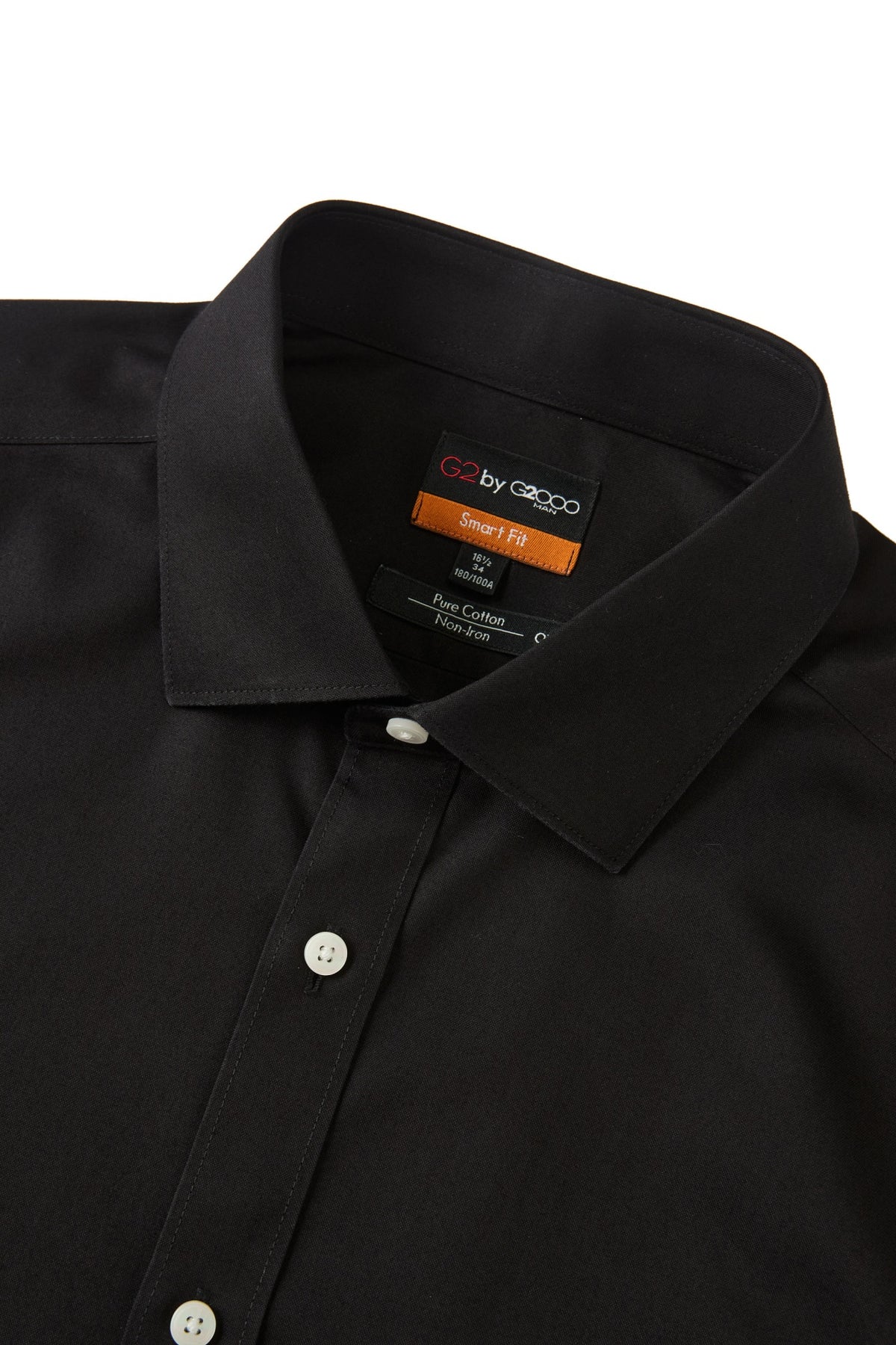 Non-Iron Pure Cotton Oxford Smart Fit Long Sleeve Shirt