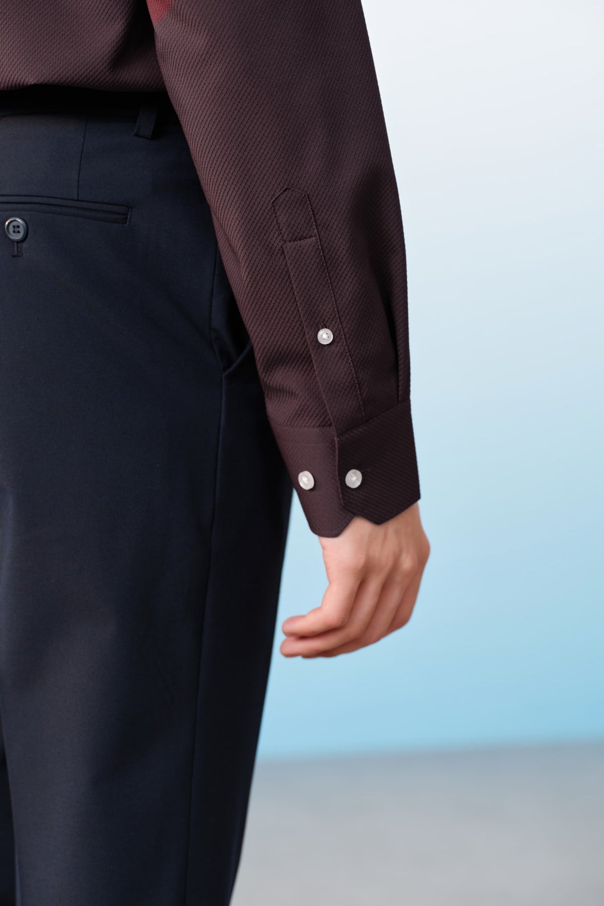 G2000 Shirts Non-Iron Dry Texture Twill Smart Fit Long Sleeve Shirt
