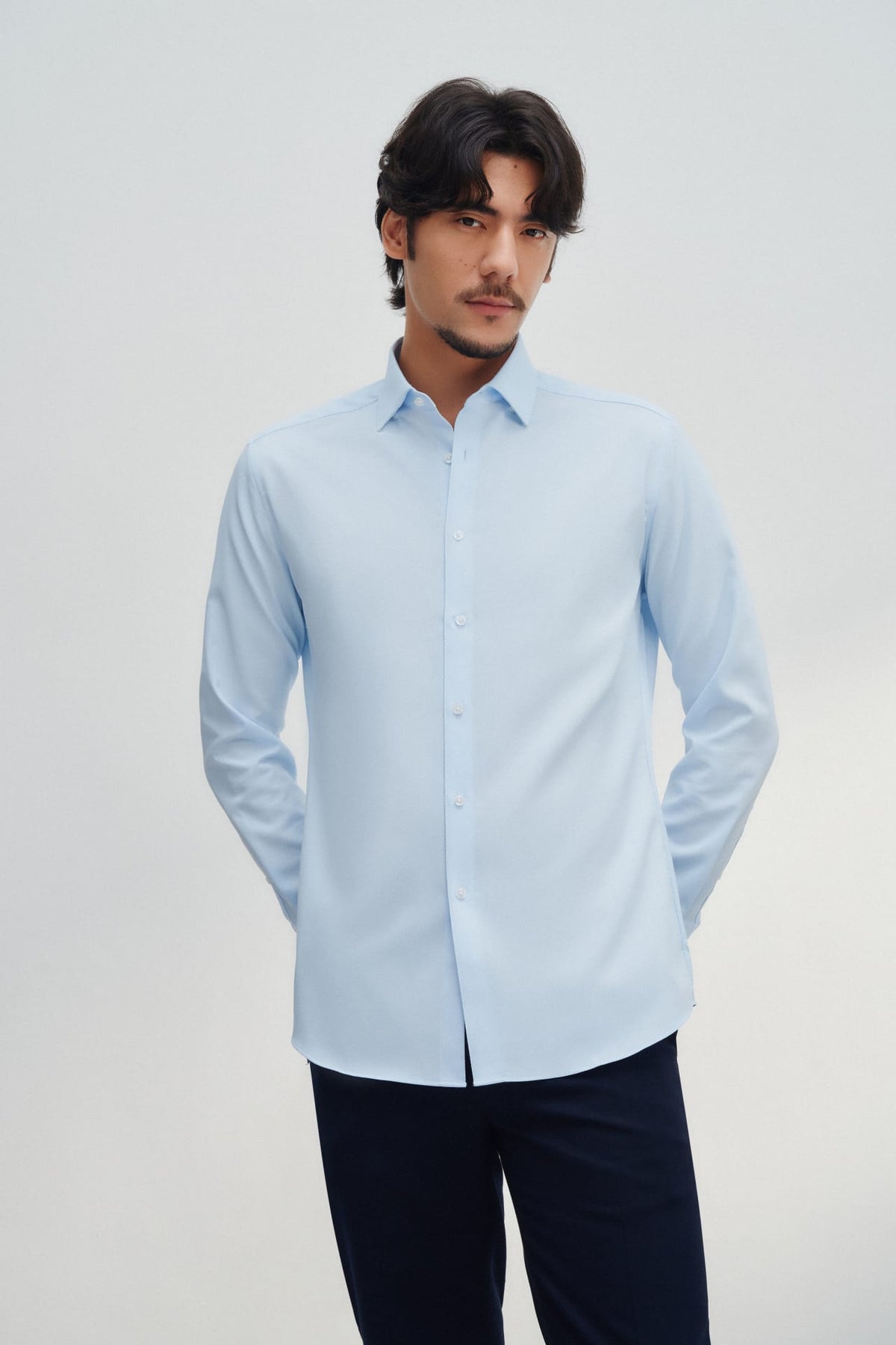 G2000 - Shirts - Non-Iron Dry Smart Fit Texture Twill Shirt
