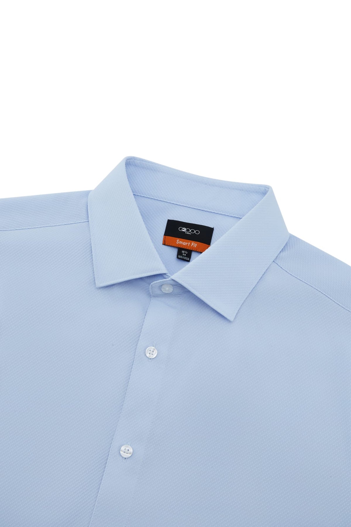 G2000 Shirts Non-Iron Dry Texture Twill Smart Fit Long Sleeve Shirt