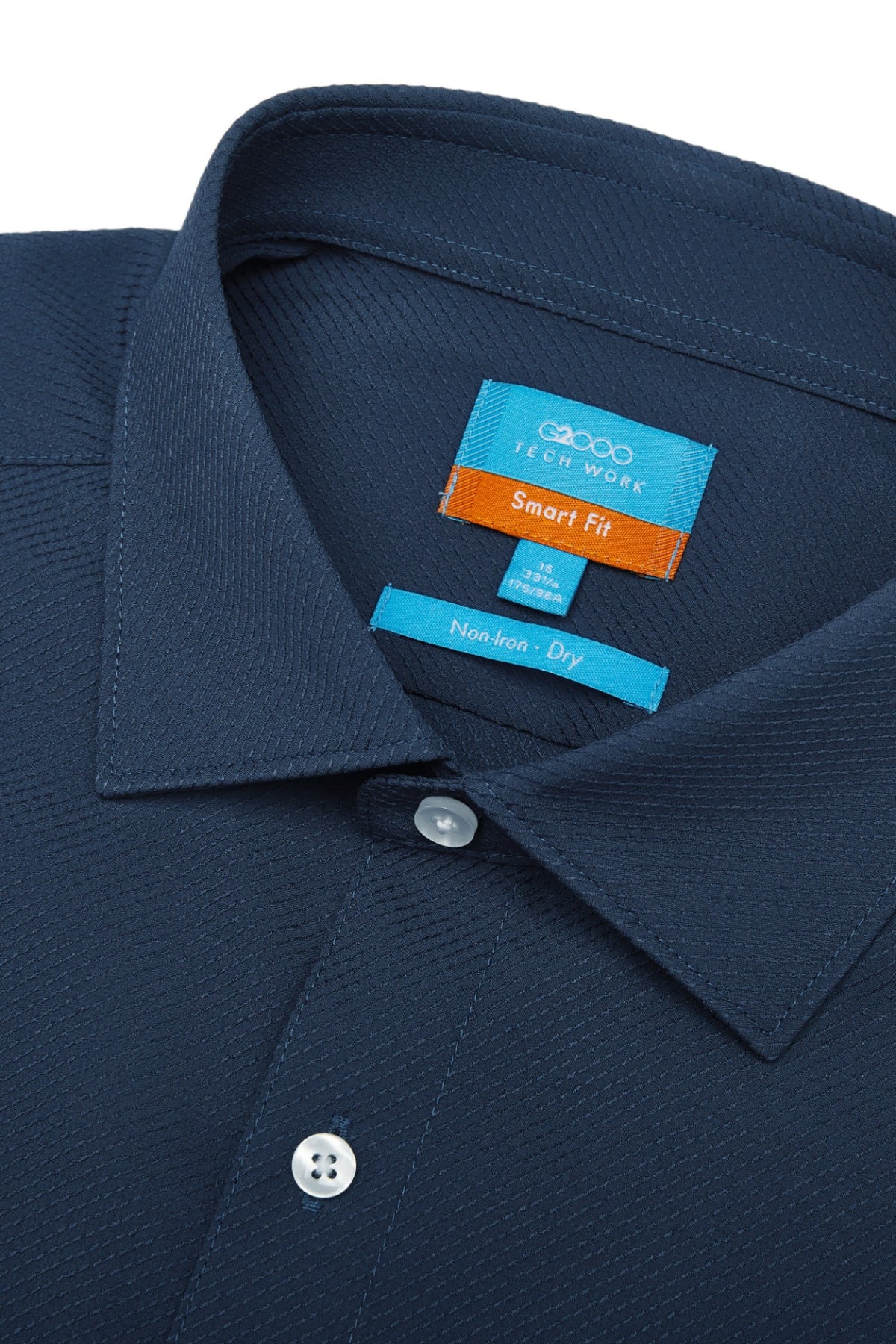 G2000 - Shirts - Non-Iron Dry Smart Fit Texture Twill Shirt