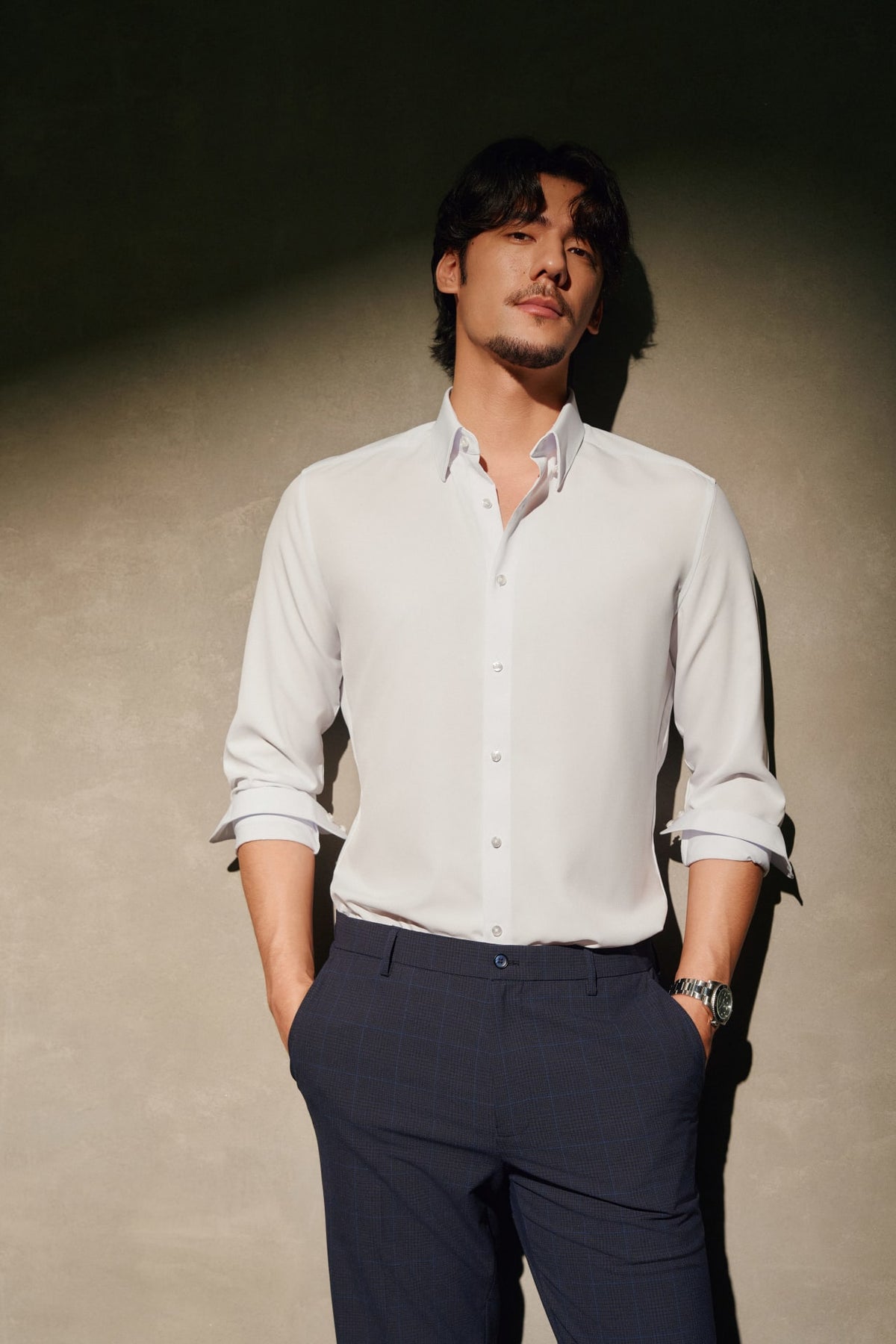 G2000 - Shirts - Non-Iron Dry Smart Fit Fine Twill Shirt