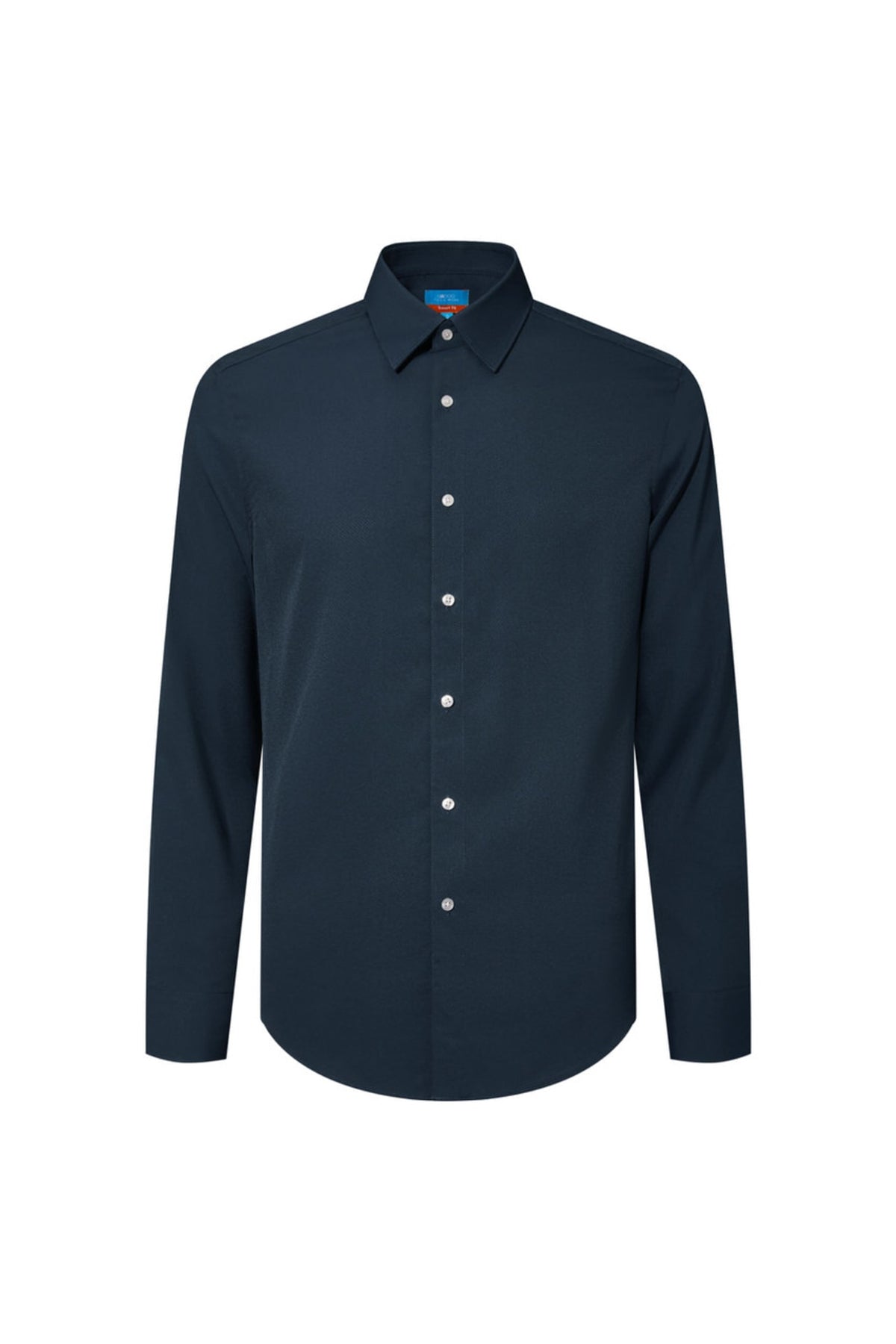 G2000 Shirts Non-Iron Dry Fine Twill Smart Fit Long Sleeve Shirt Stormy Darkness Smart