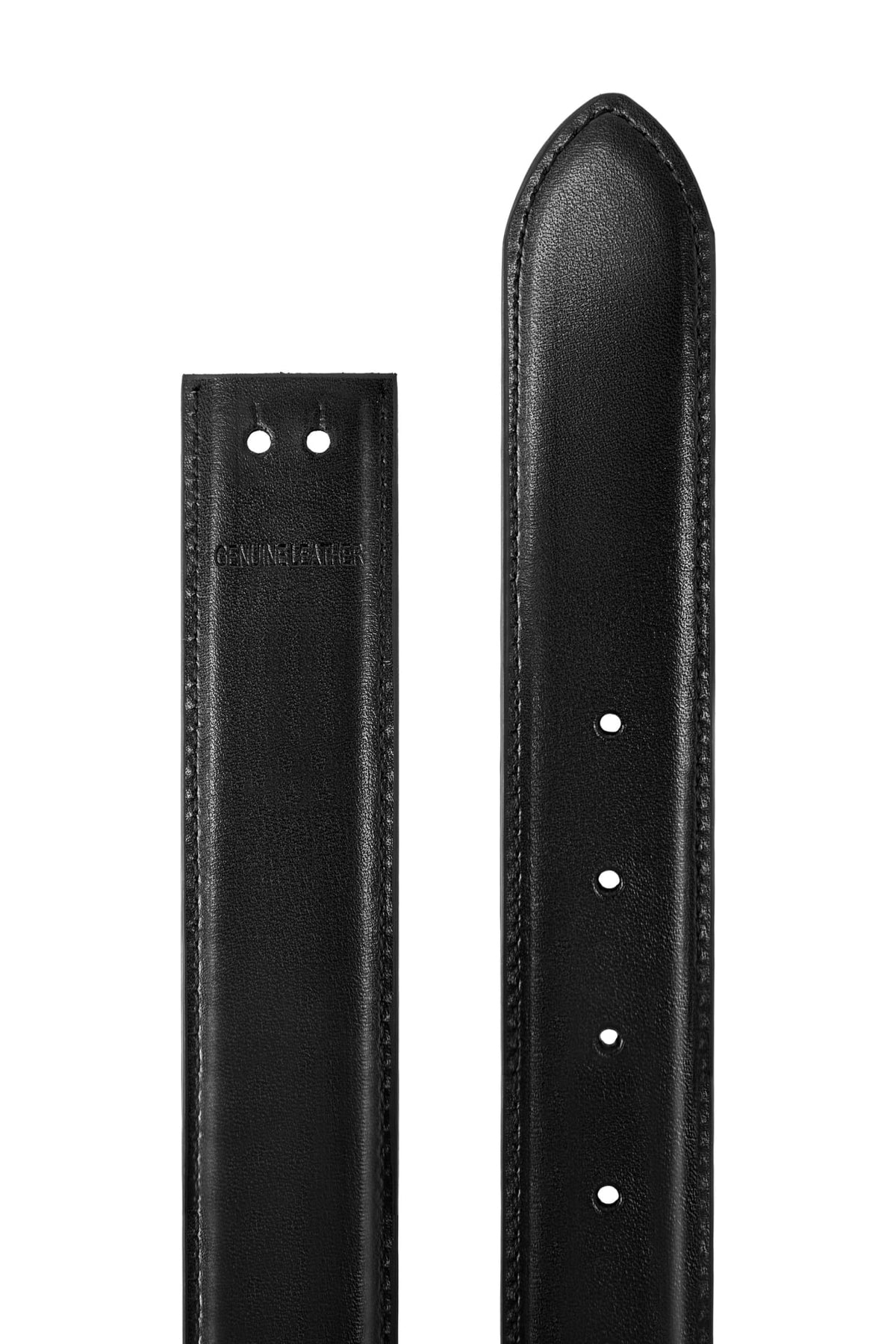 G2000 - Belts - 35mm Stitch Edge Plain Split Leather Belt