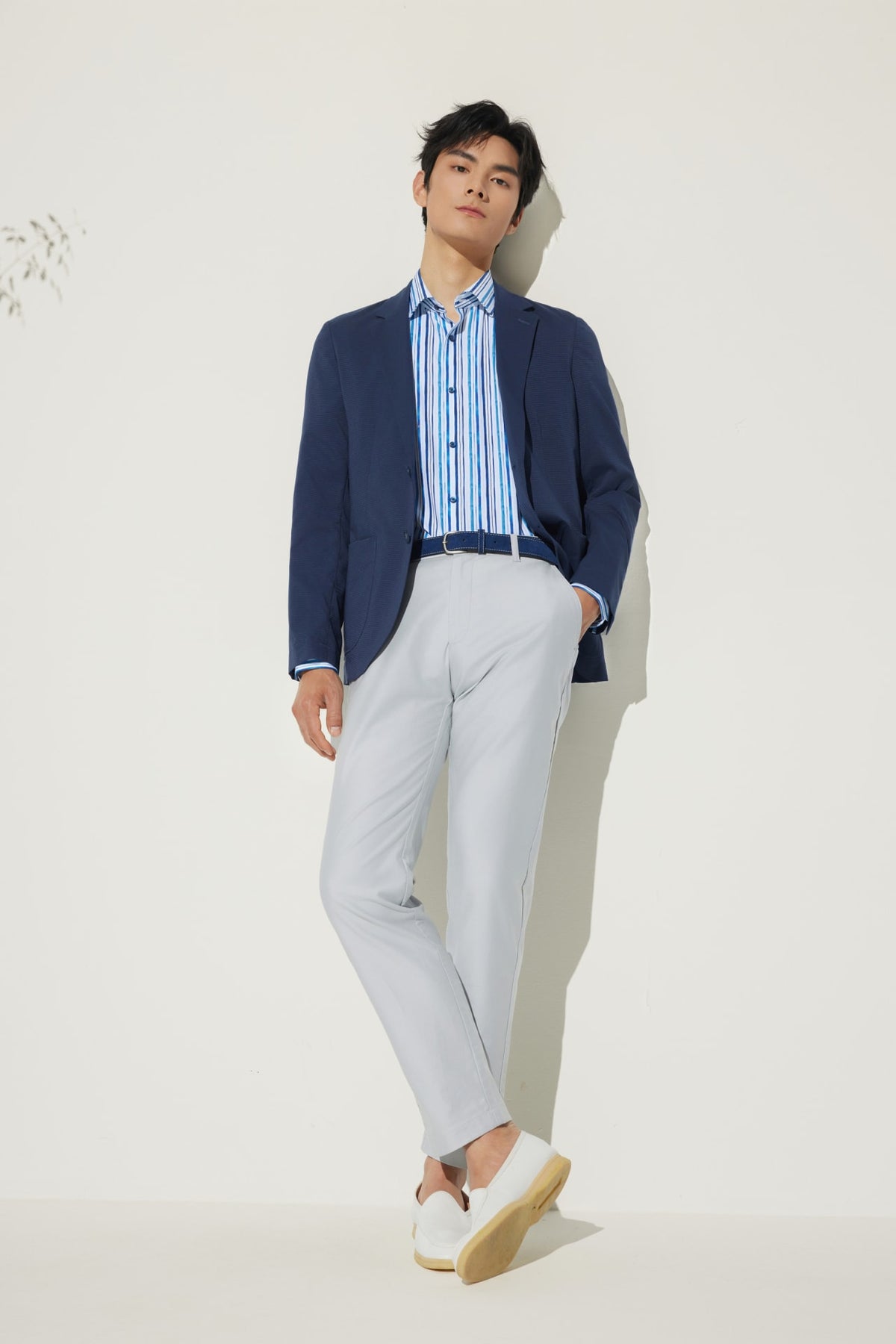 G2000 Suits Ribstop Relax Fit Casual Blazer