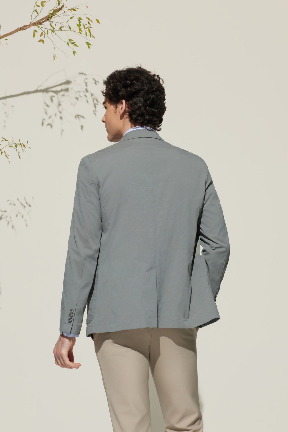G2000 Suits Seersucker Relax Fit Casual Blazer