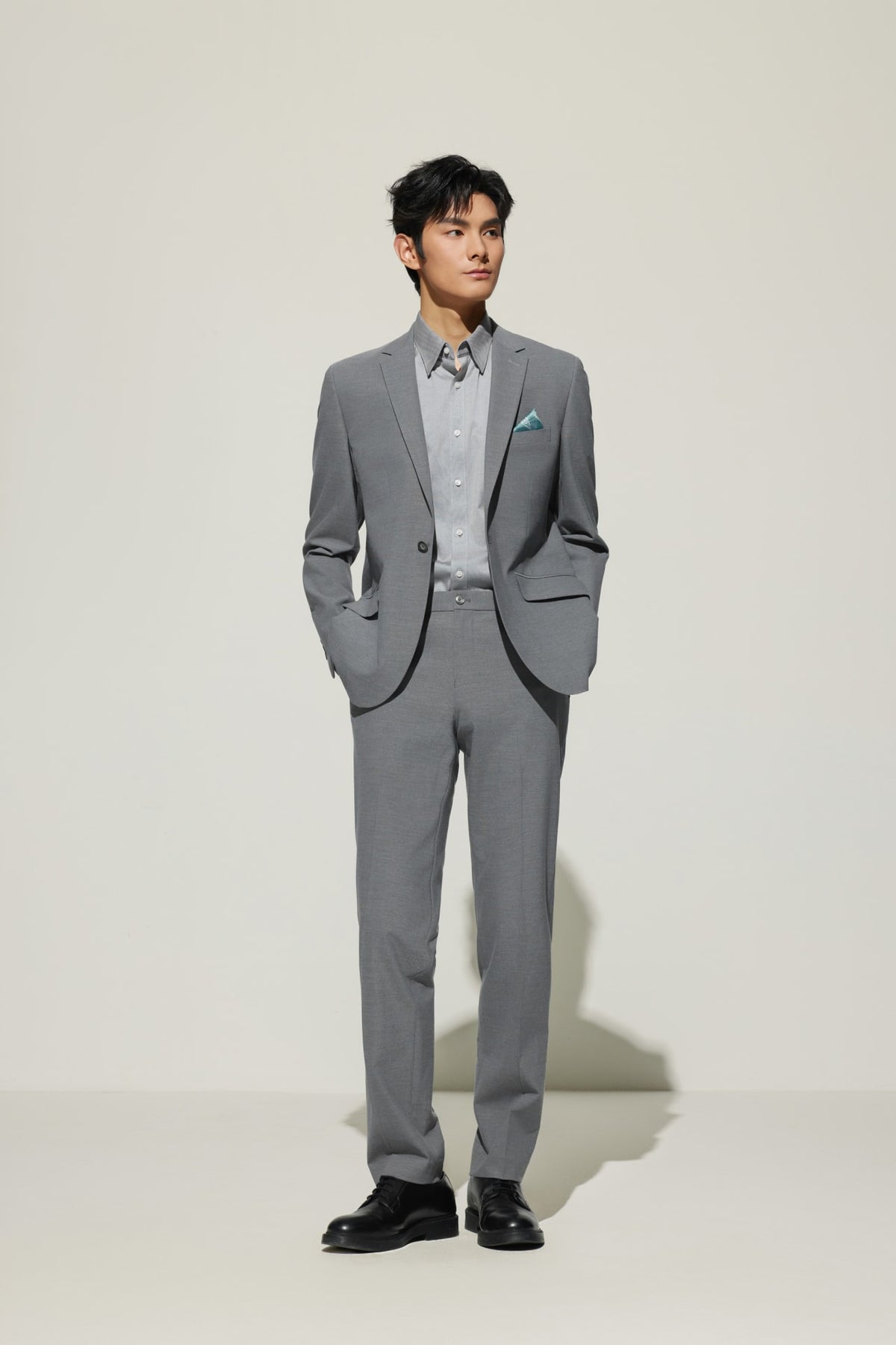 G2000 - Suits - Multi-Way Stretch Smart Fit Plain Weave Suit Blazer - Smart - Dignified Denim