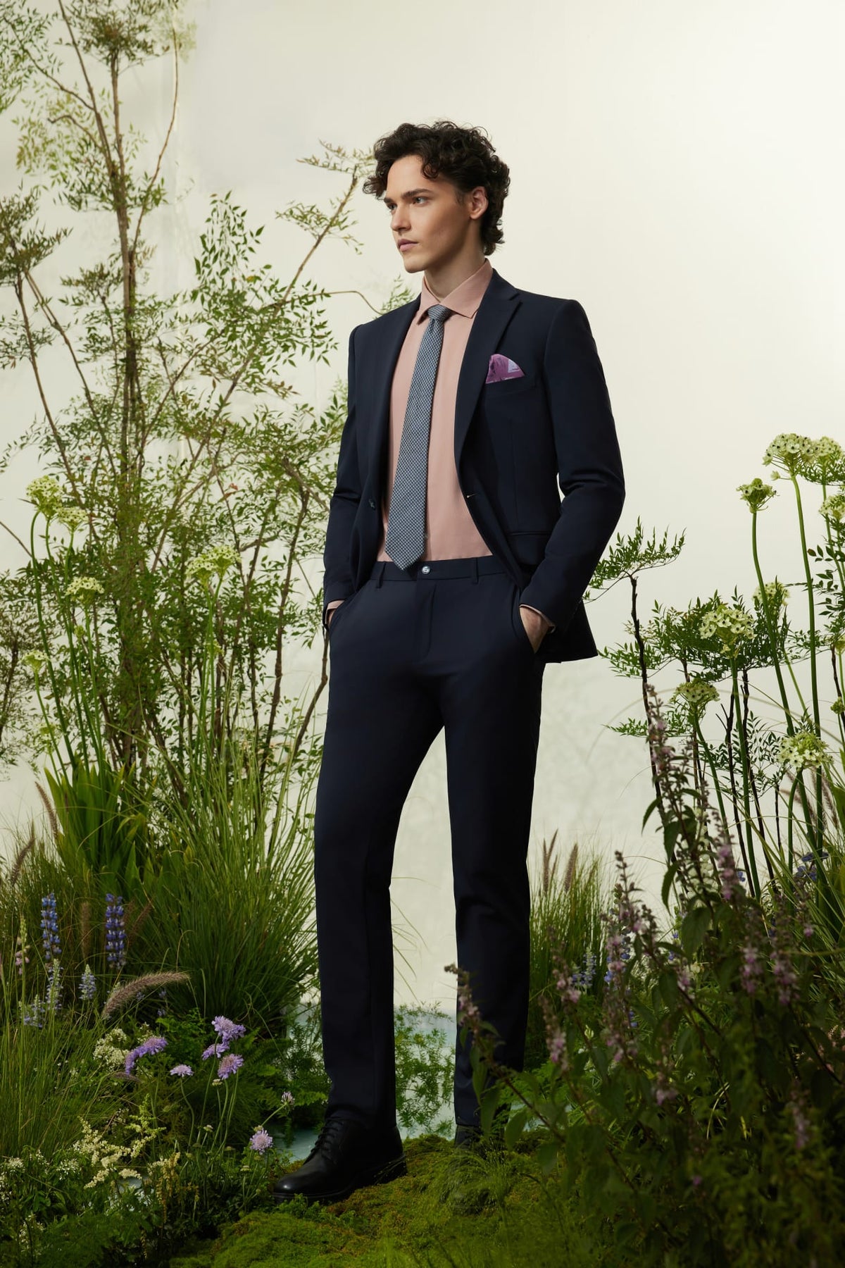 G2000 Suits Nylon Modal Silk Smart Fit Suit Blazer