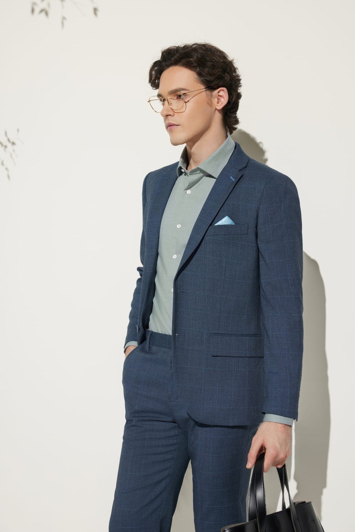 G2000 - Suits - Multi-Way Stretch Smart Fit Check Suit Blazer