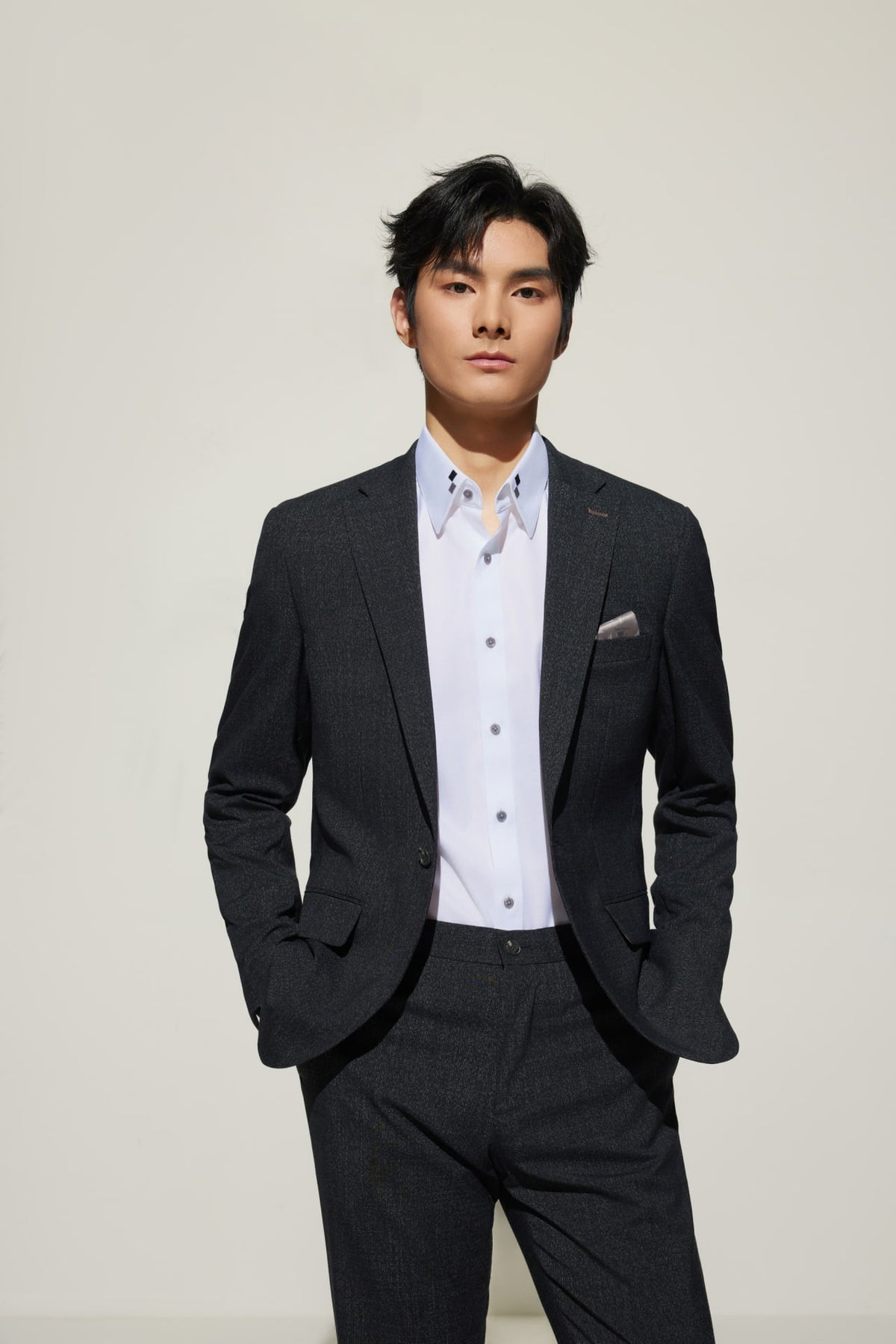 G2000 - Suits - Multi-Way Stretch Smart Fit Texture Suit Blazer