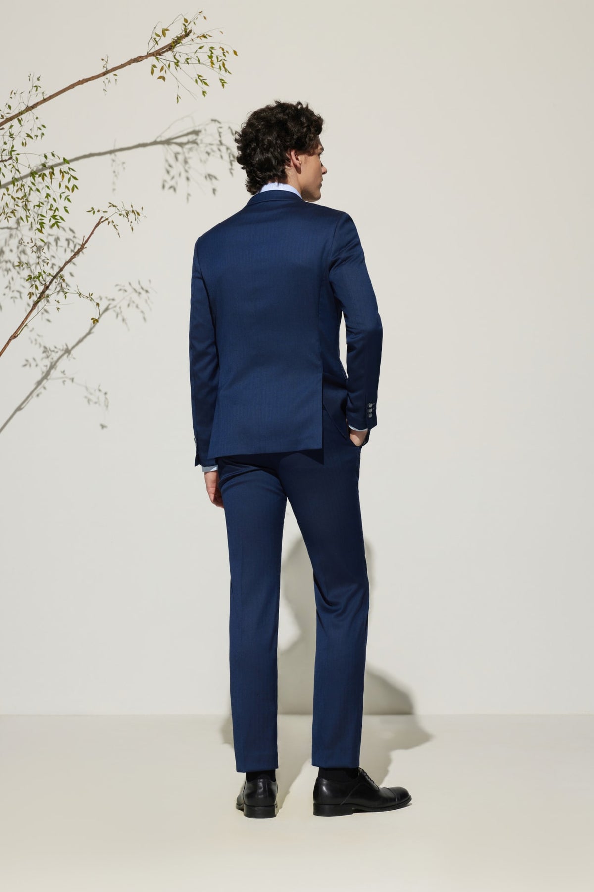 G2000 Suits Multi-Way Stretch Smart Fit Herringbone Suit Blazer
