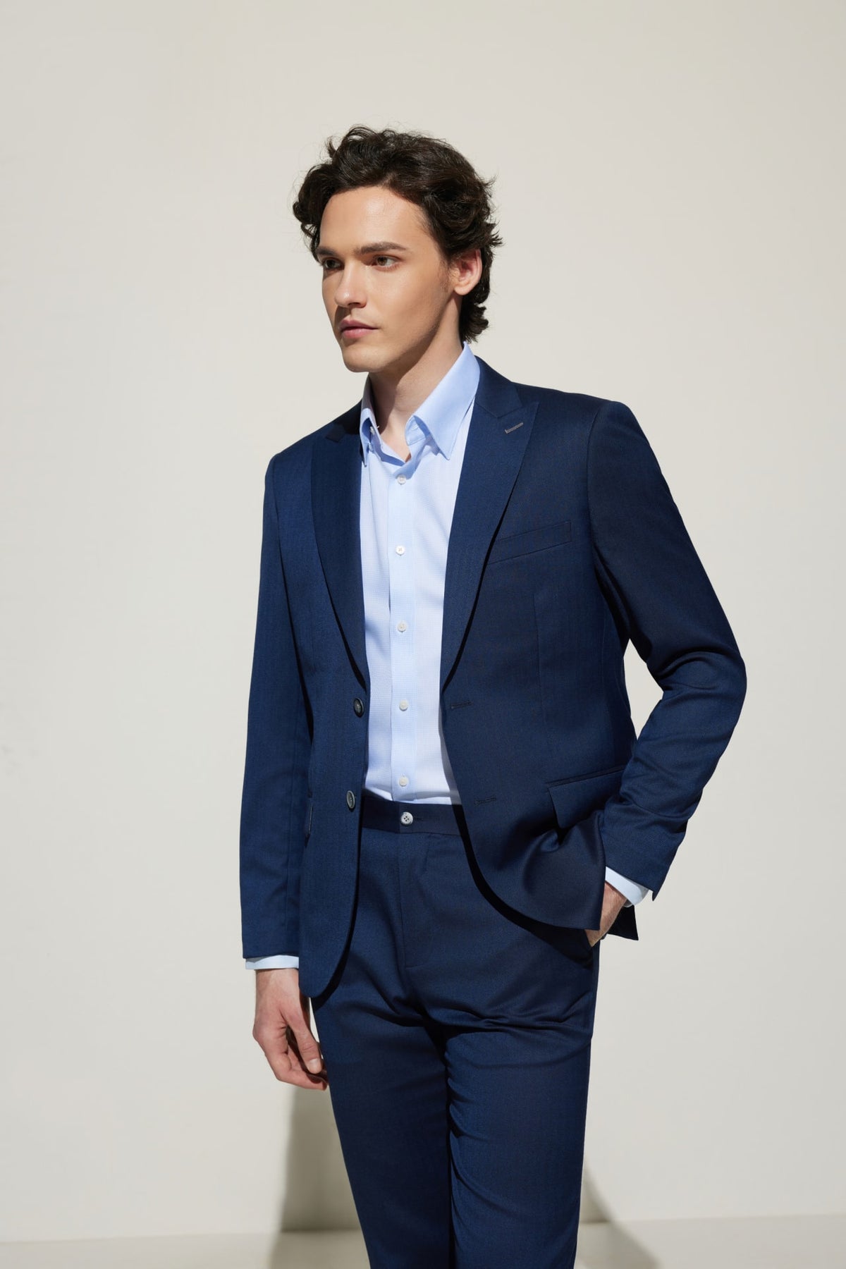G2000 Suits Multi-Way Stretch Smart Fit Herringbone Suit Blazer
