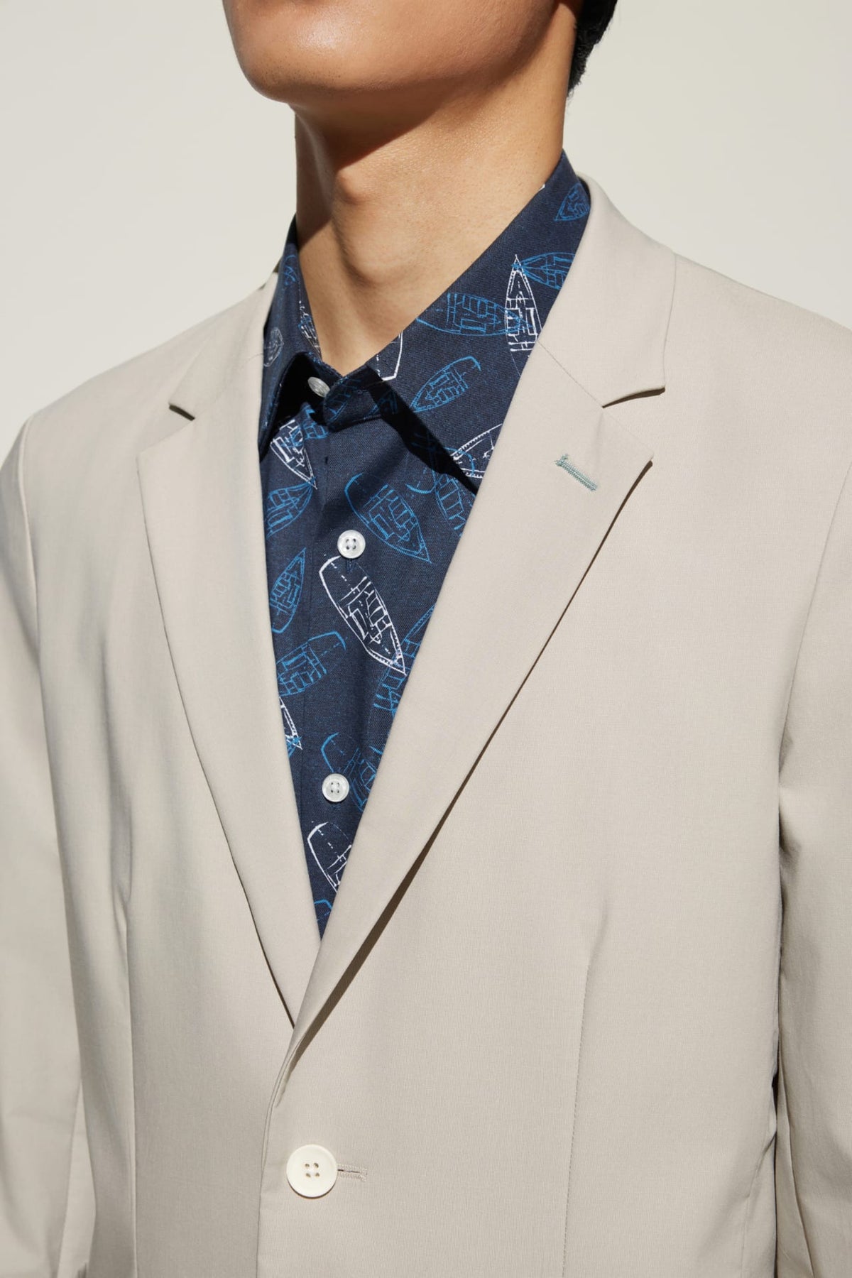 G2000 Suits Cotton Blend Relax Fit Casual Blazer