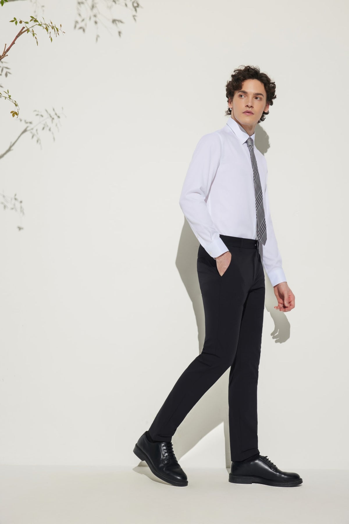 G2000 Shirts Non-Iron Premium Cotton Smart Fit Herringbone Shirt