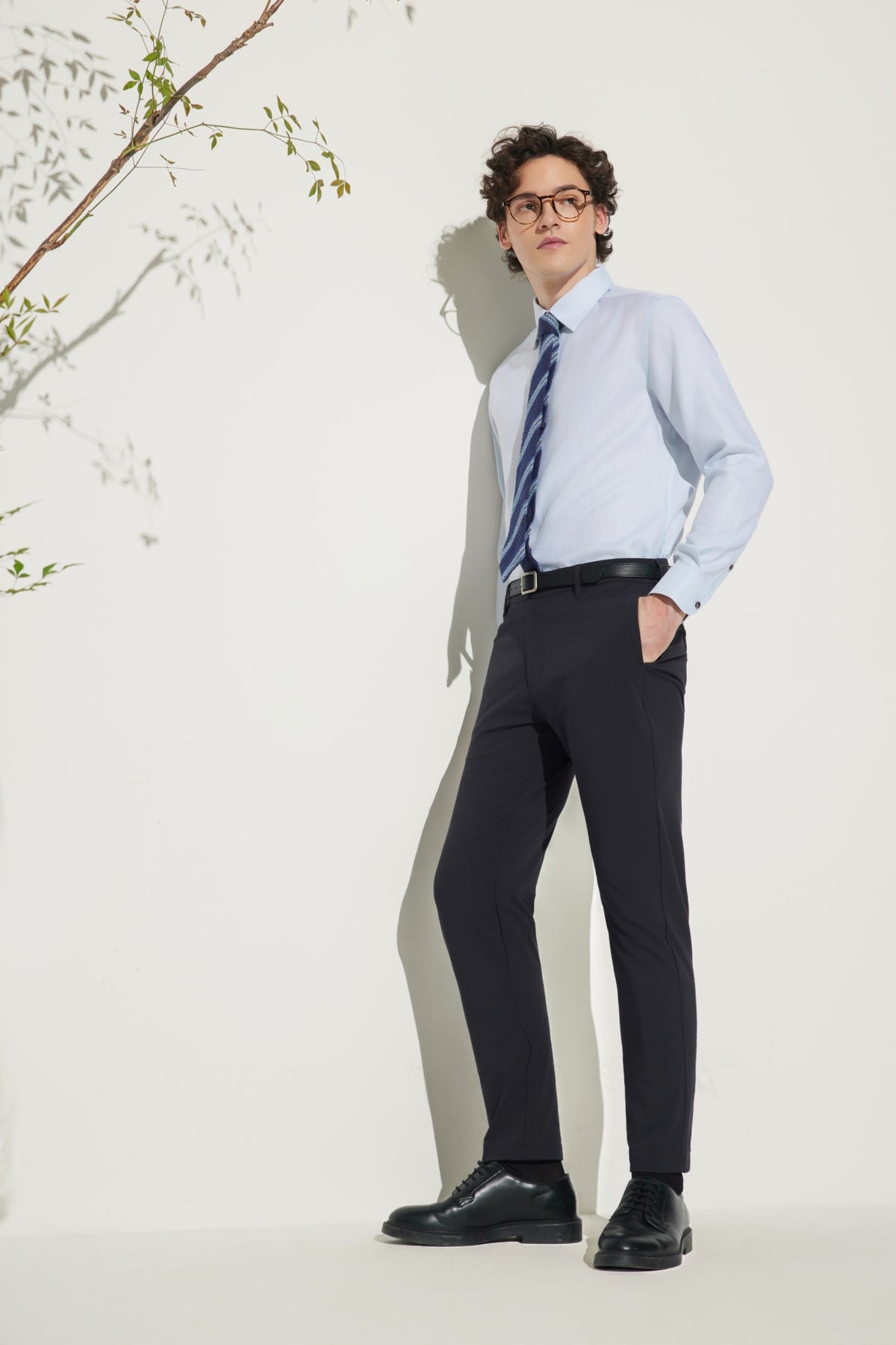 G2000 Shirts Non-Iron Premium Cotton Smart Fit Stripe Shirt