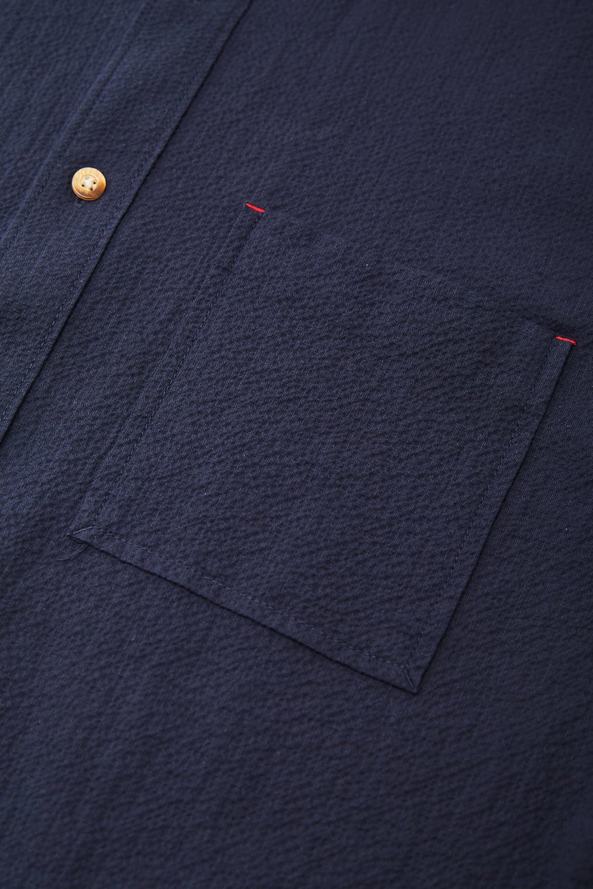 G2000 - Shirts - Cotton Seersucker Smart Fit Casual Shirt with Pocket