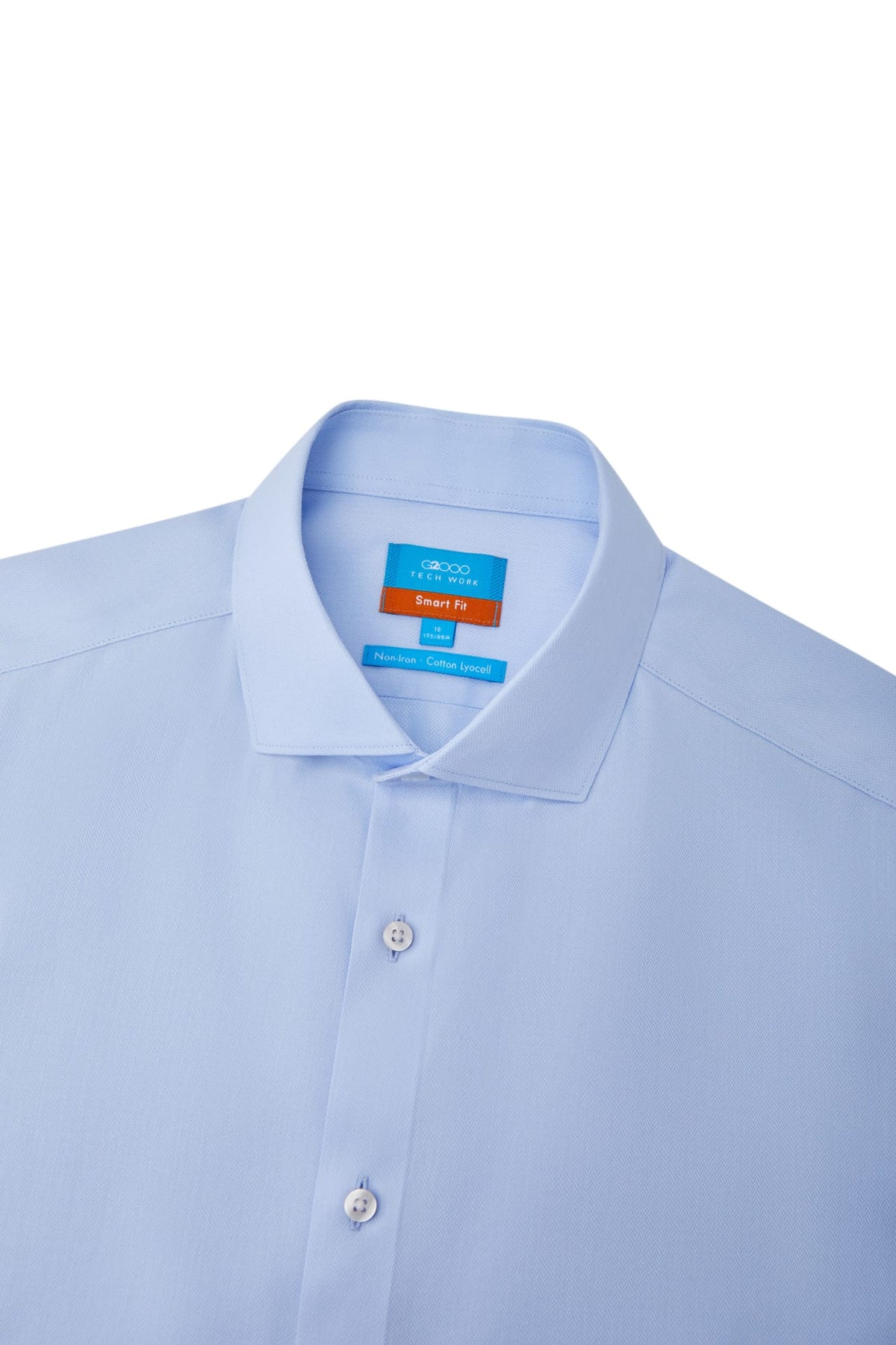G2000 - Shirts - Non-Iron Super Soft Smart Fit Herringbone Shirt