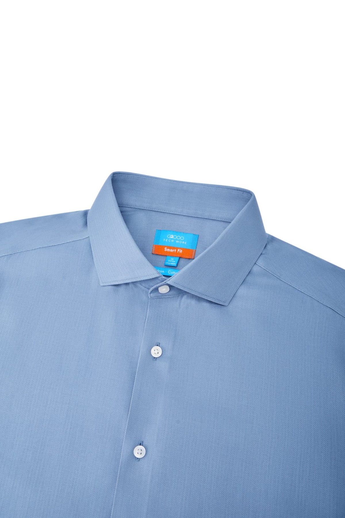 G2000 - Shirts - Non-Iron Super Soft Smart Fit Herringbone Shirt