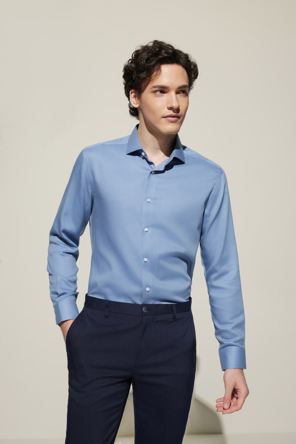 G2000 - Shirts - Non-Iron Super Soft Smart Fit Herringbone Shirt